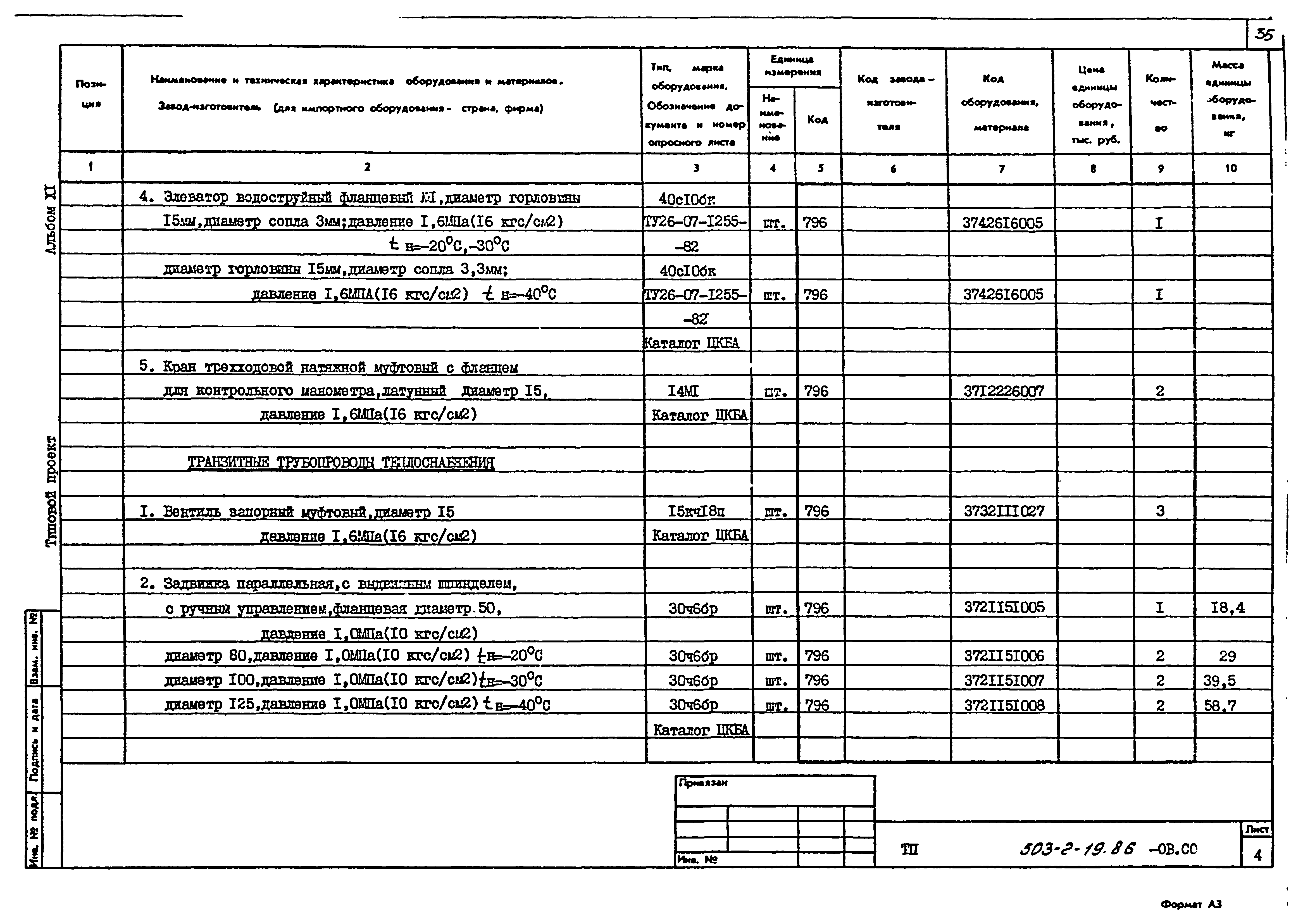 Типовой проект 503-2-19.86