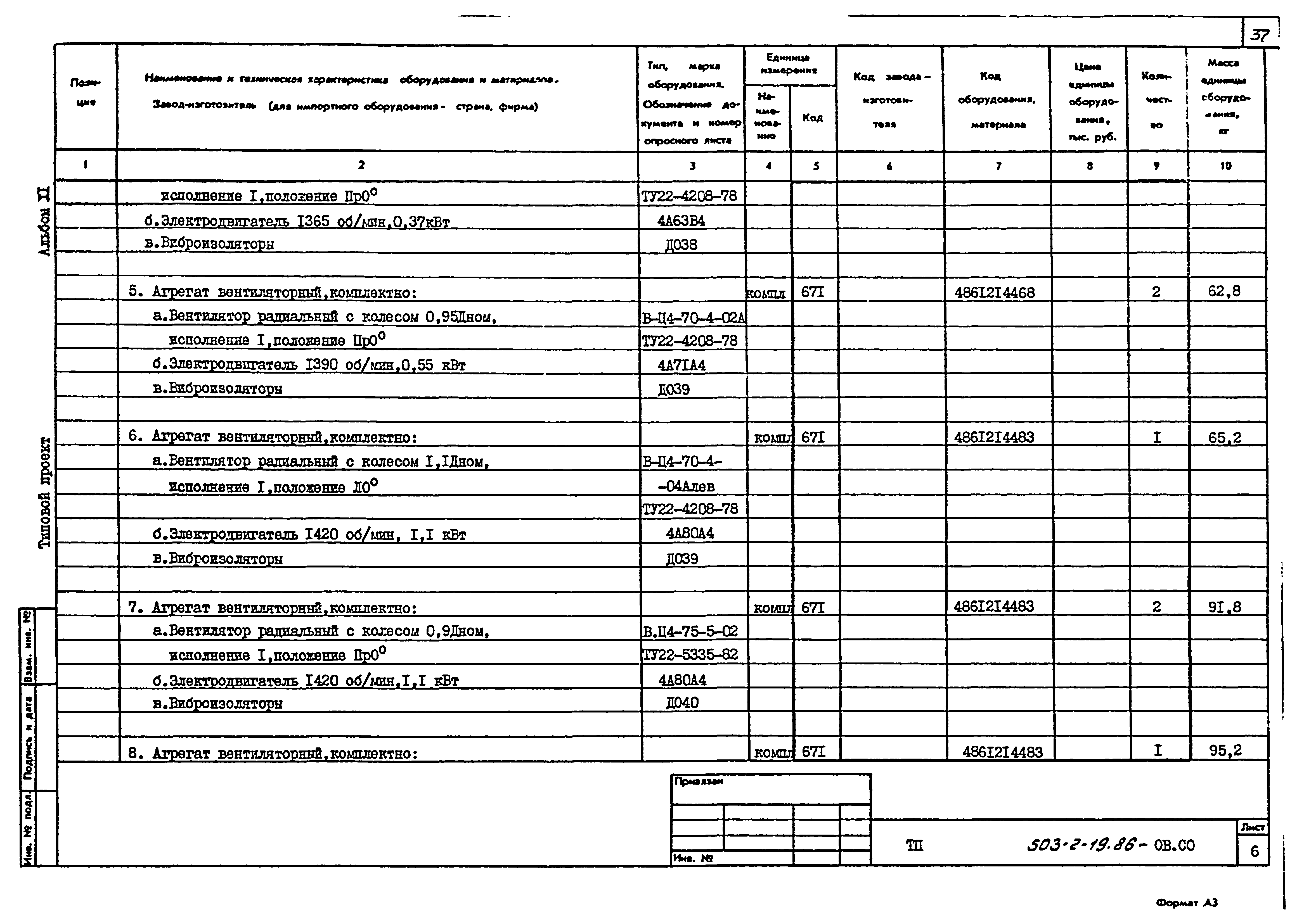 Типовой проект 503-2-19.86