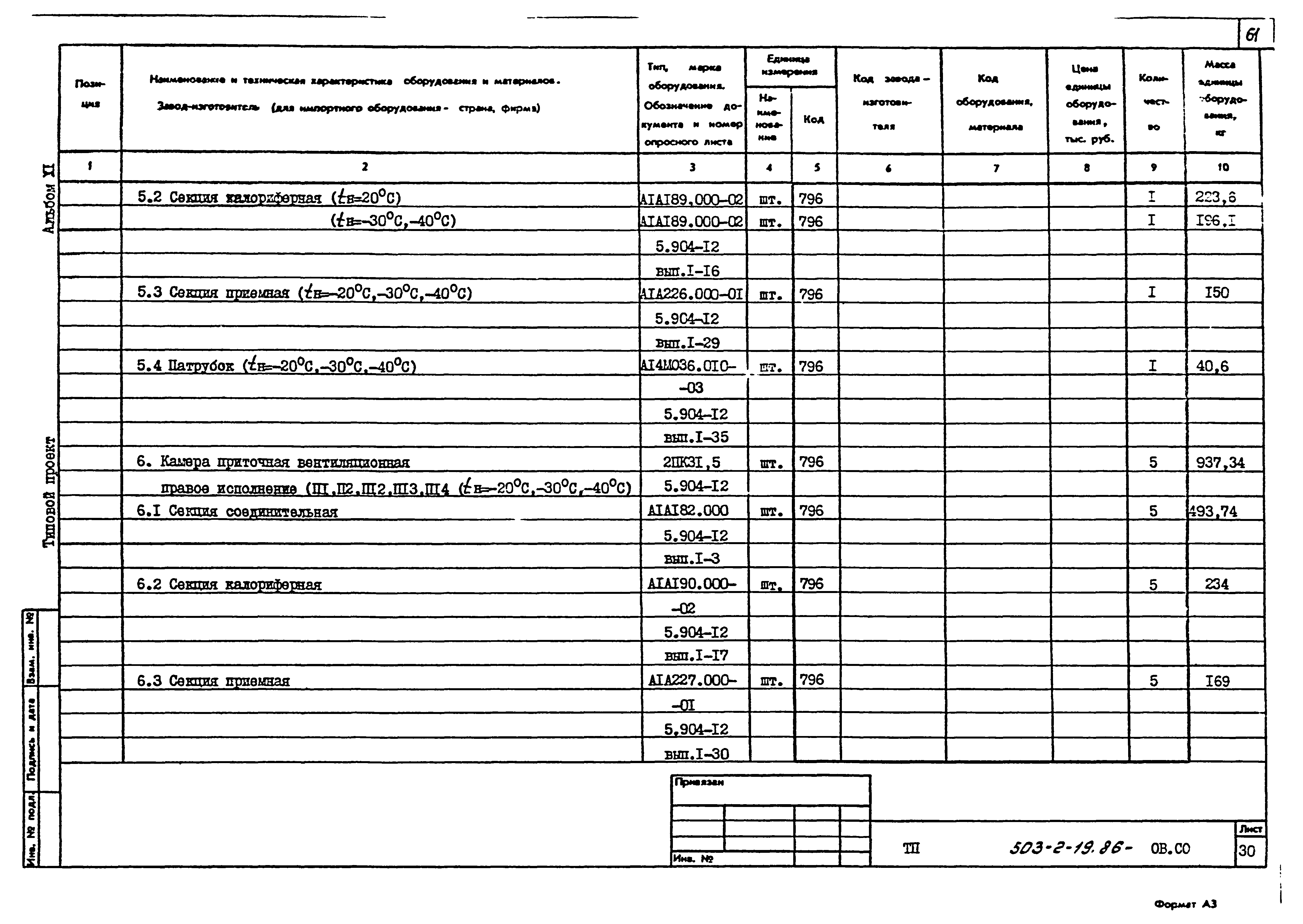 Типовой проект 503-2-19.86