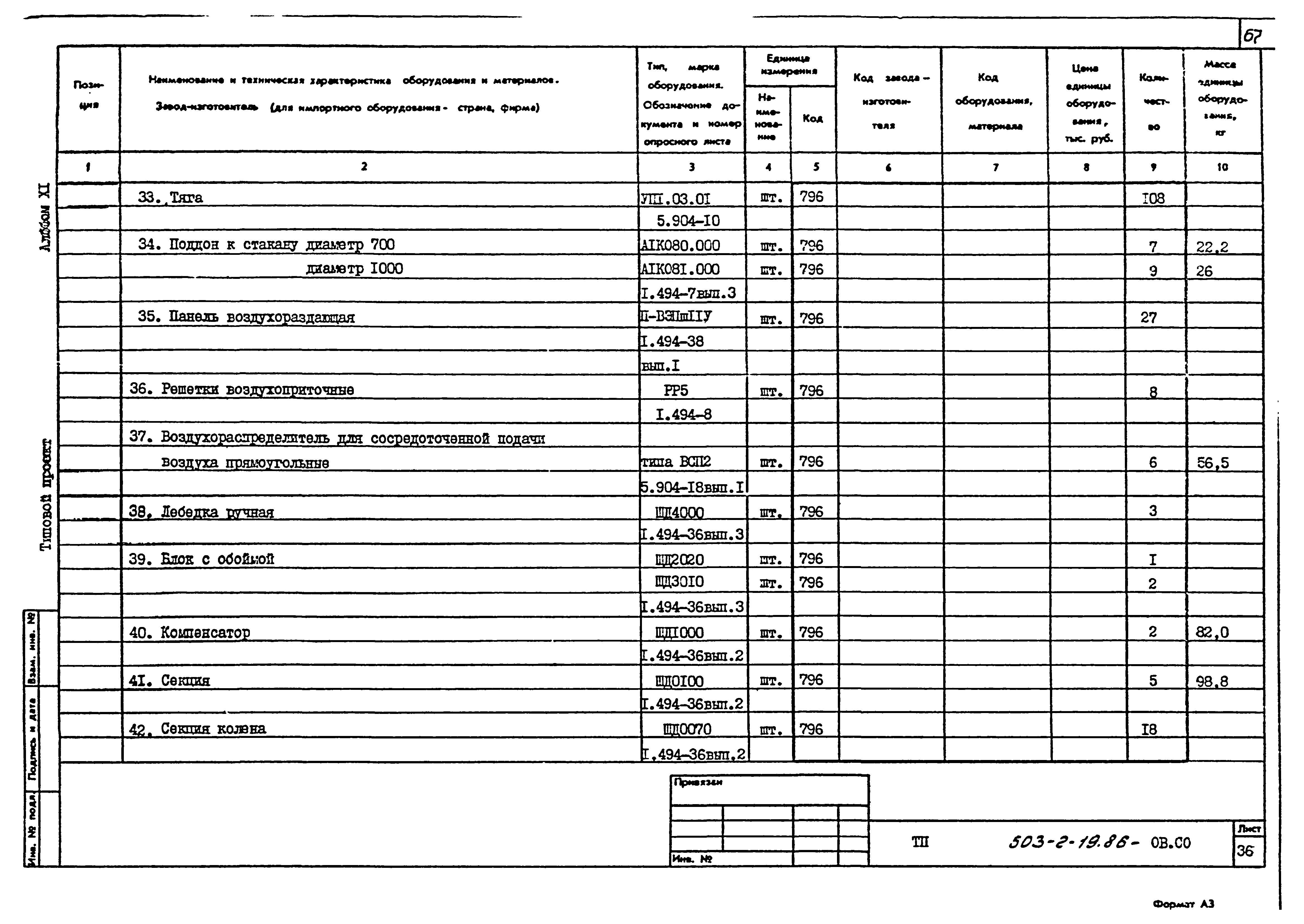 Типовой проект 503-2-19.86