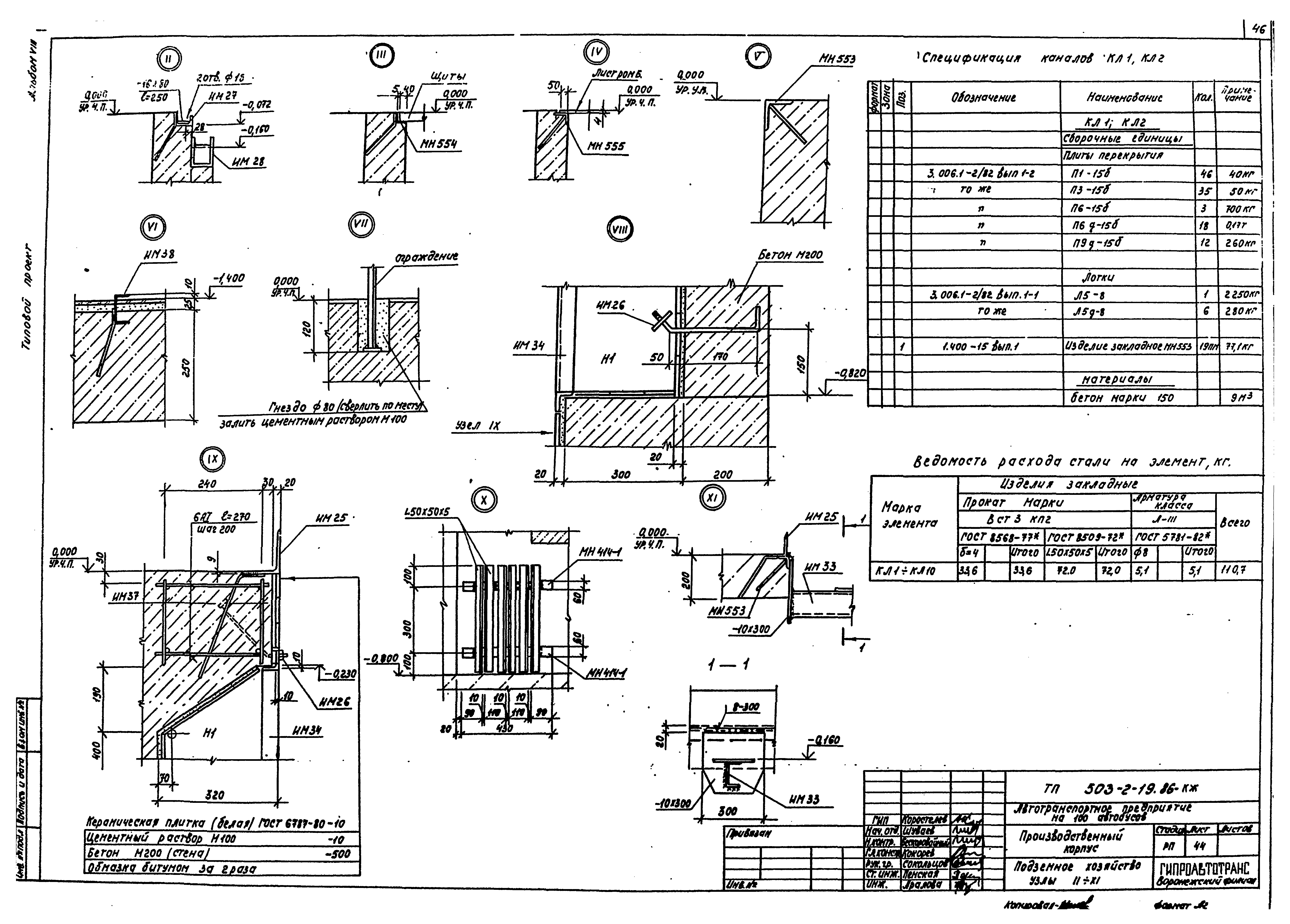 Типовой проект 503-2-19.86