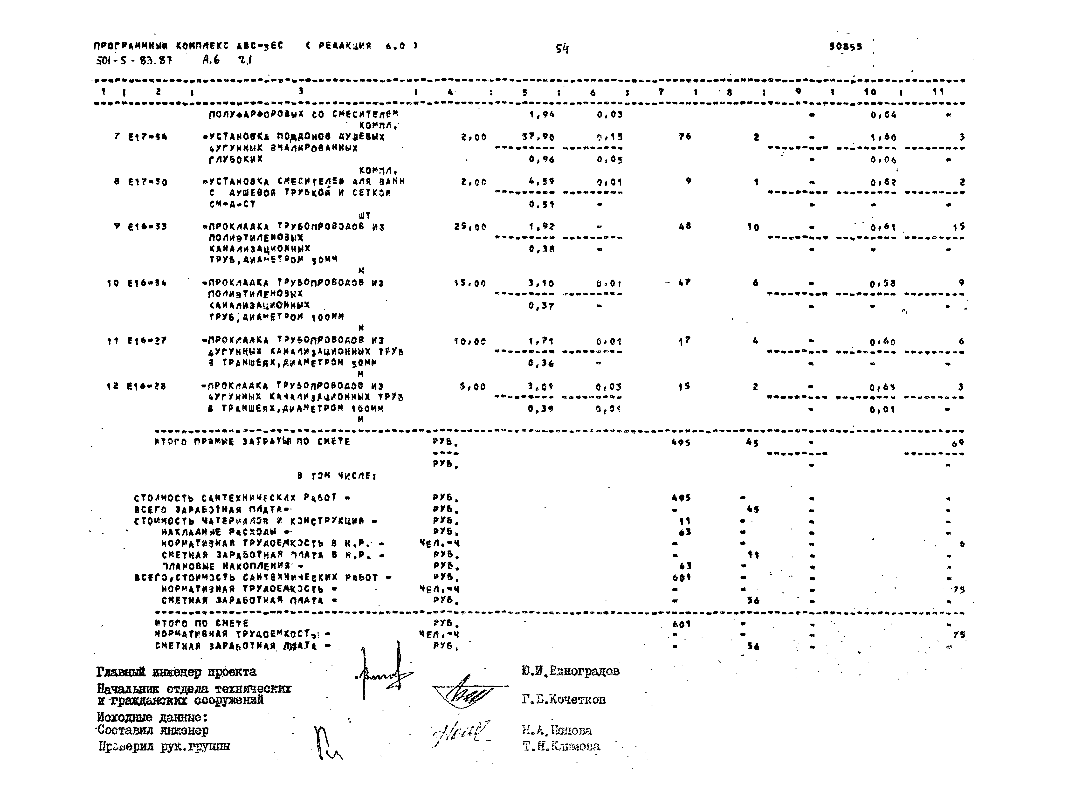 Типовой проект 501-5-83.87