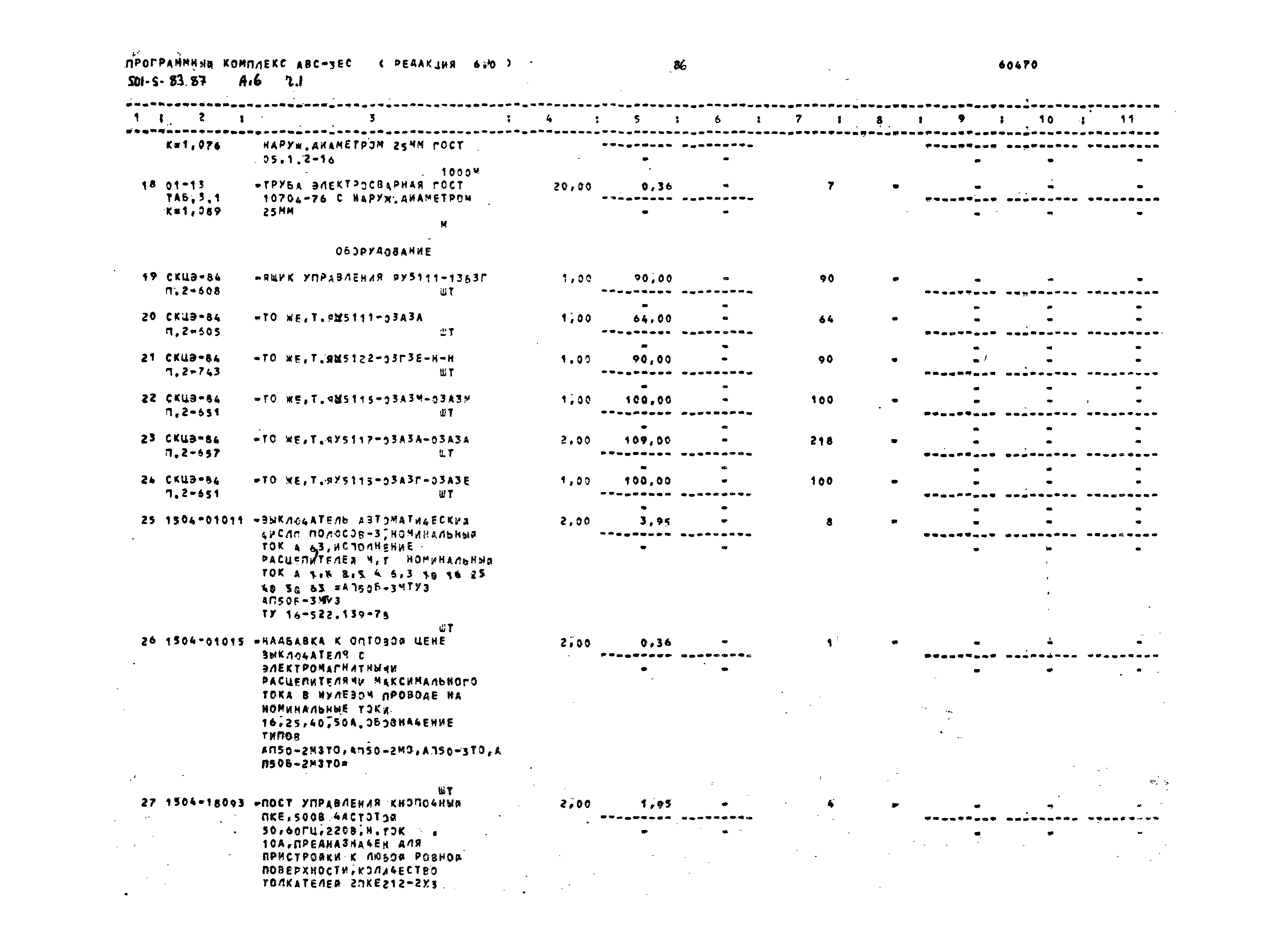 Типовой проект 501-5-83.87