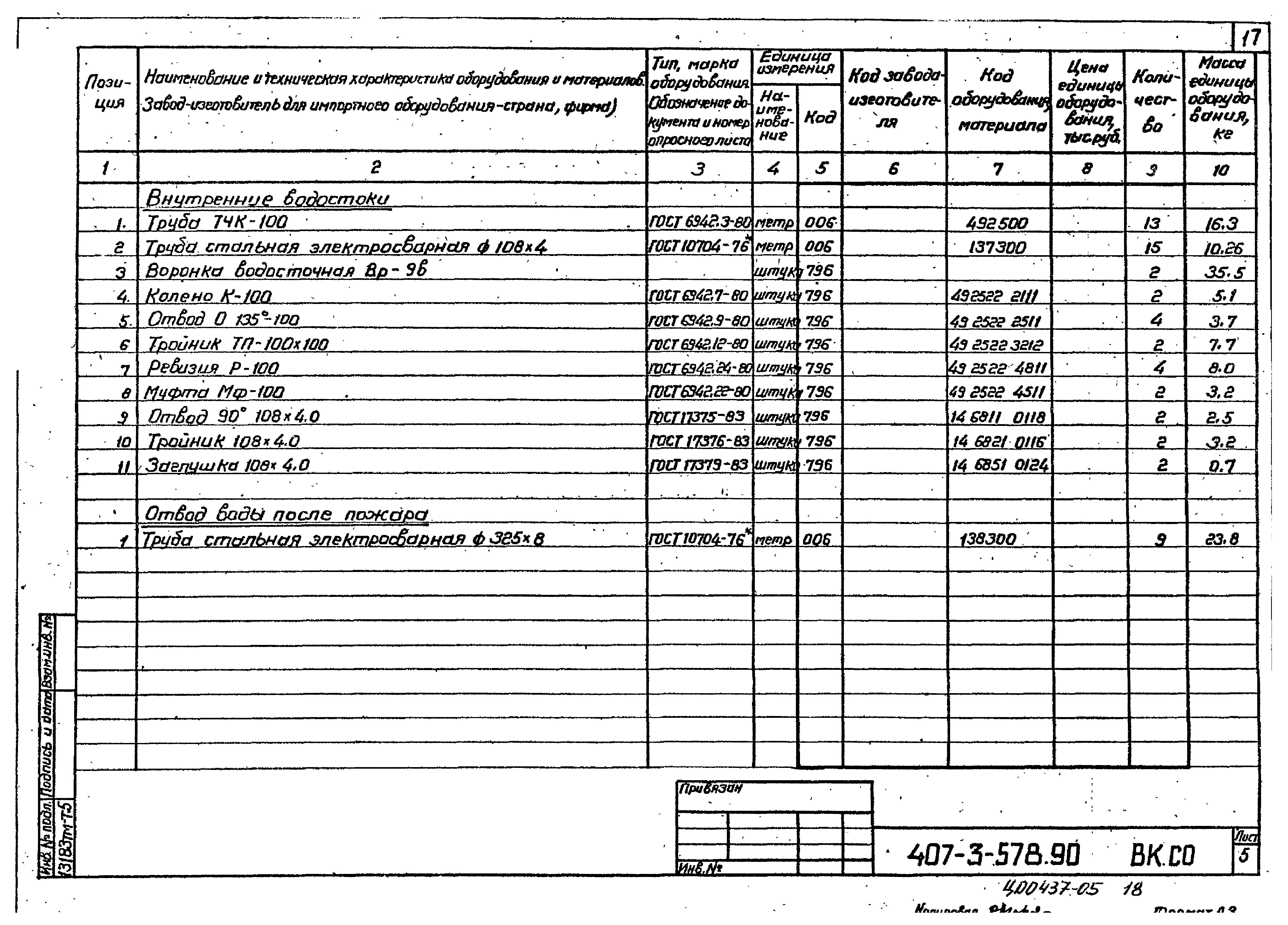 Типовой проект 407-3-578.90