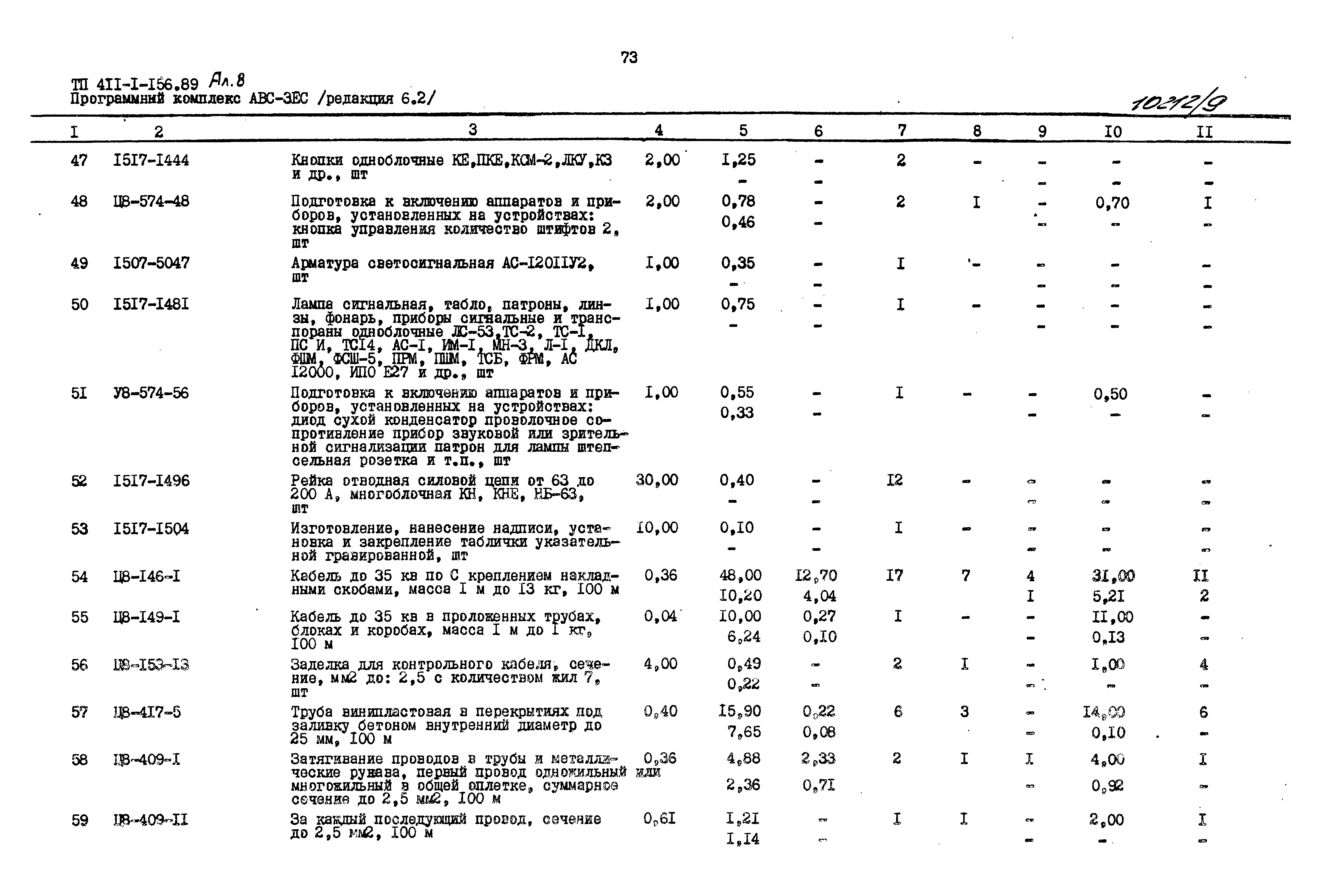 Типовой проект 411-1-156.89