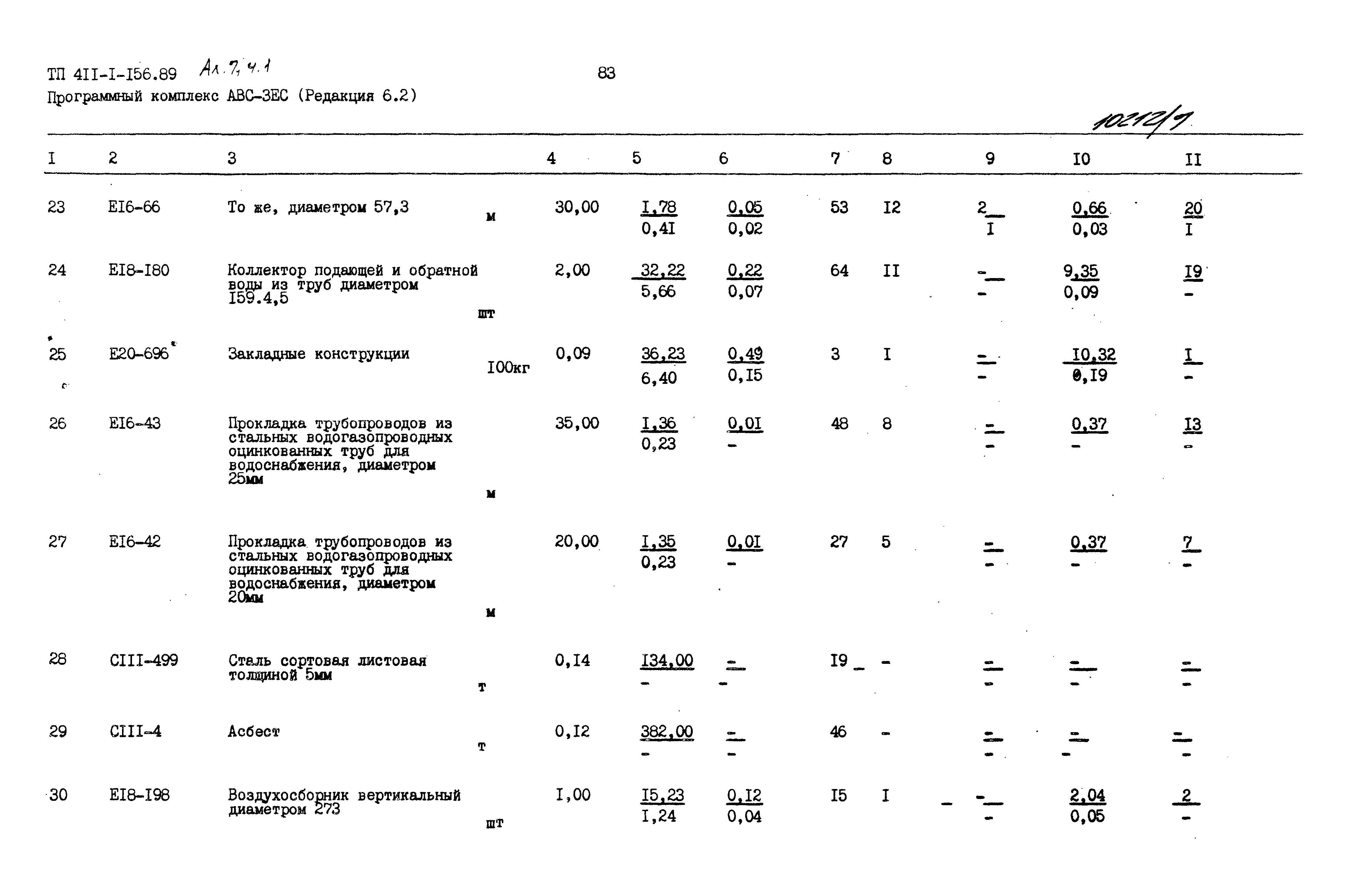 Типовой проект 411-1-156.89