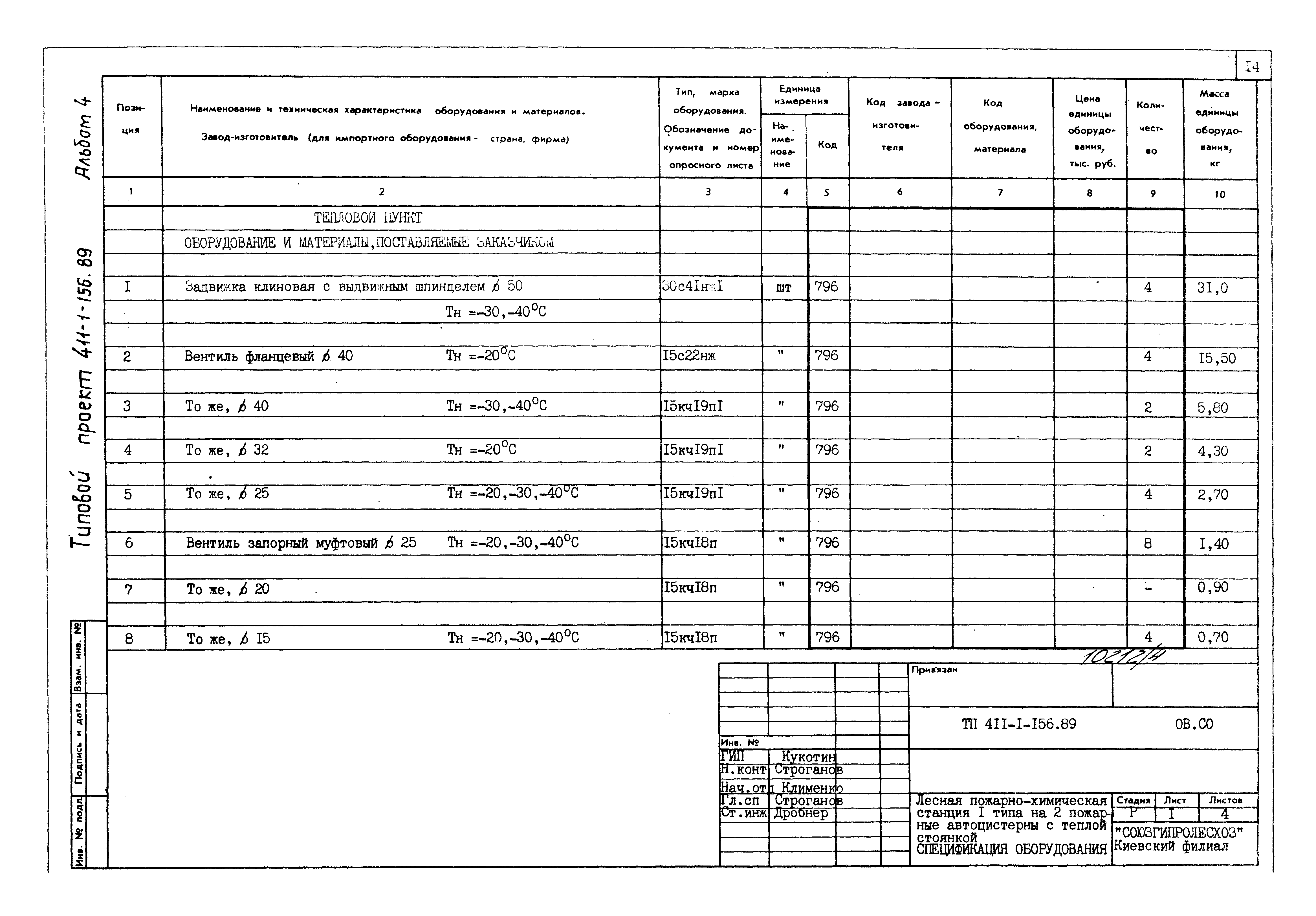 Типовой проект 411-1-156.89