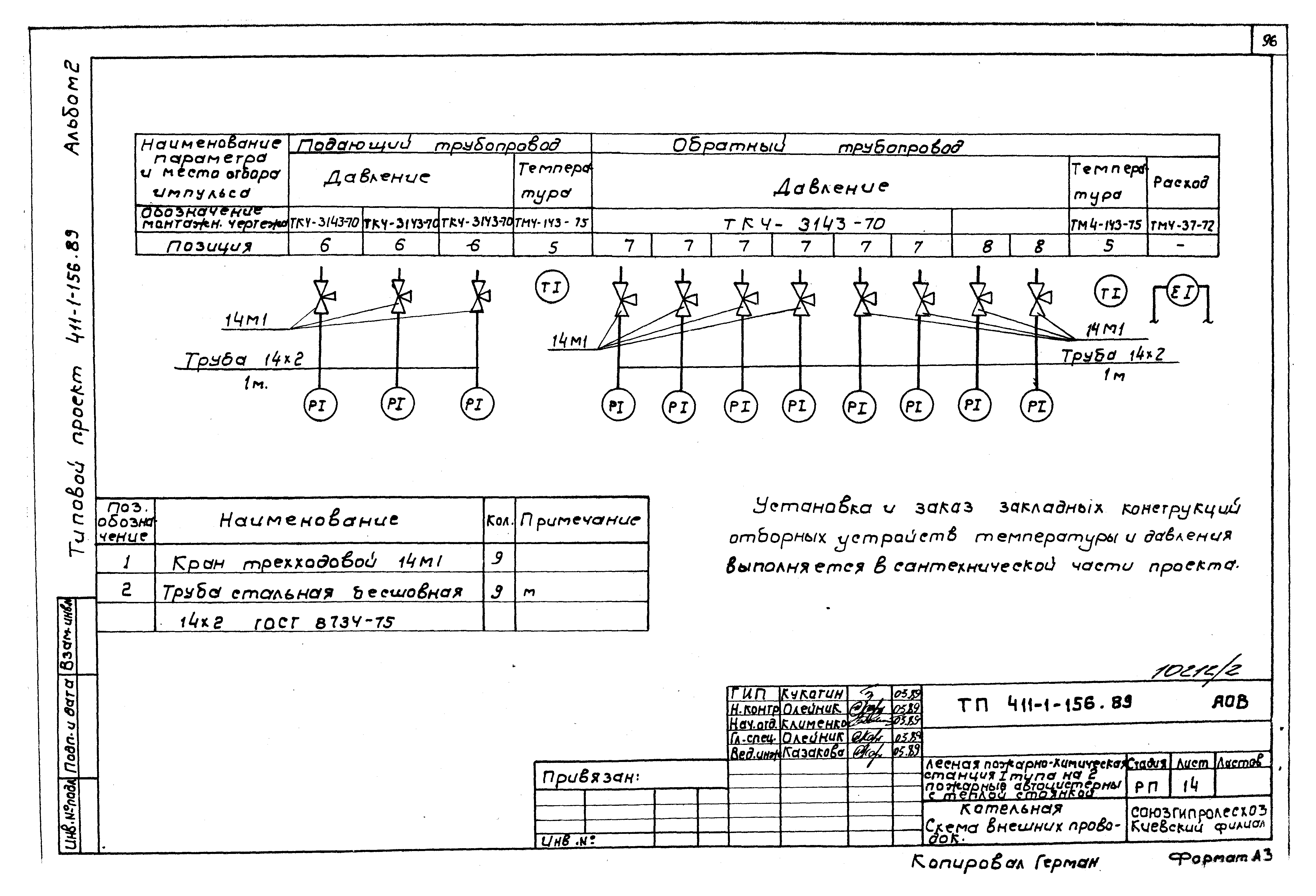 Типовой проект 411-1-156.89