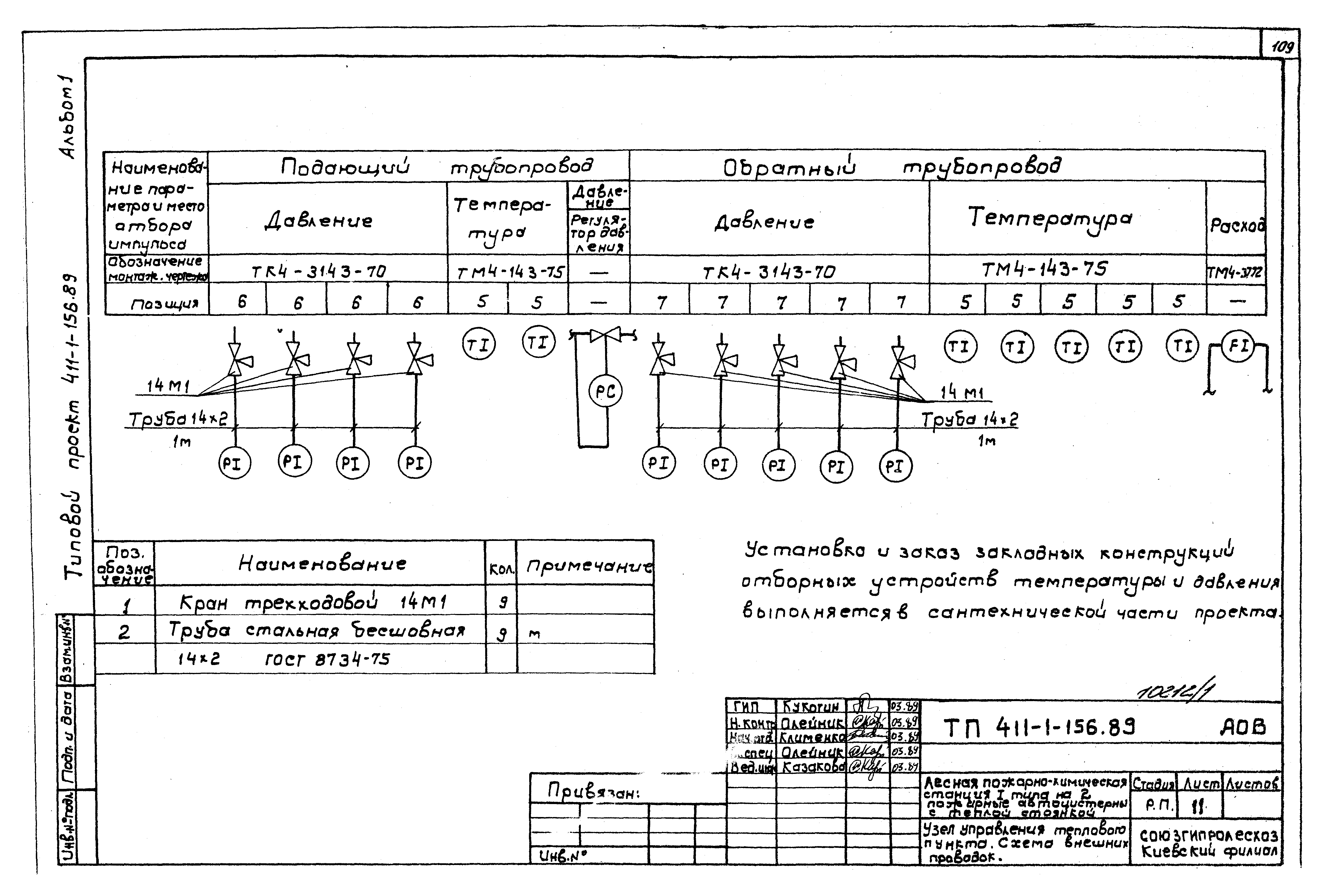 Типовой проект 411-1-156.89