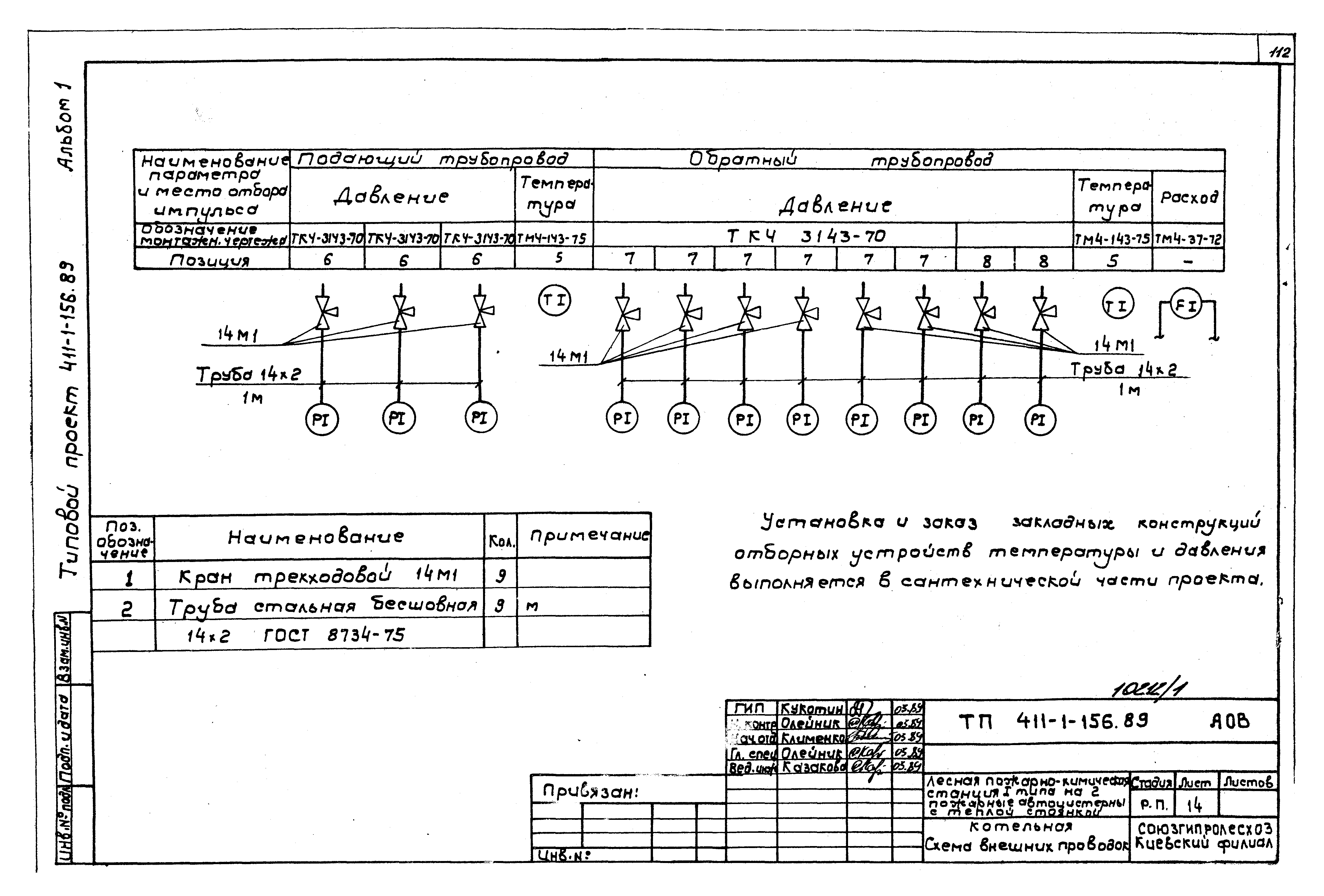 Типовой проект 411-1-156.89