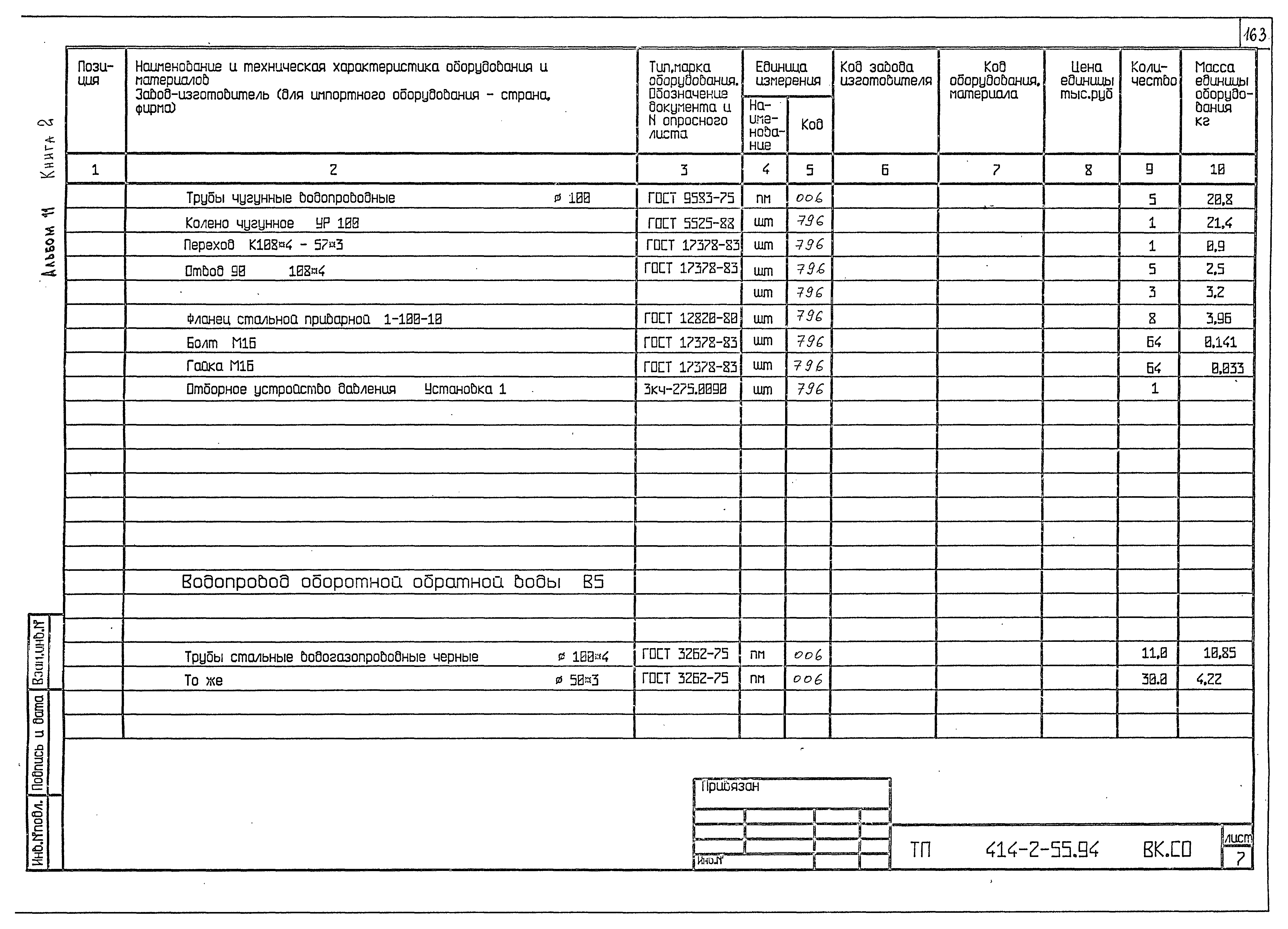 Типовой проект 414-2-55.94