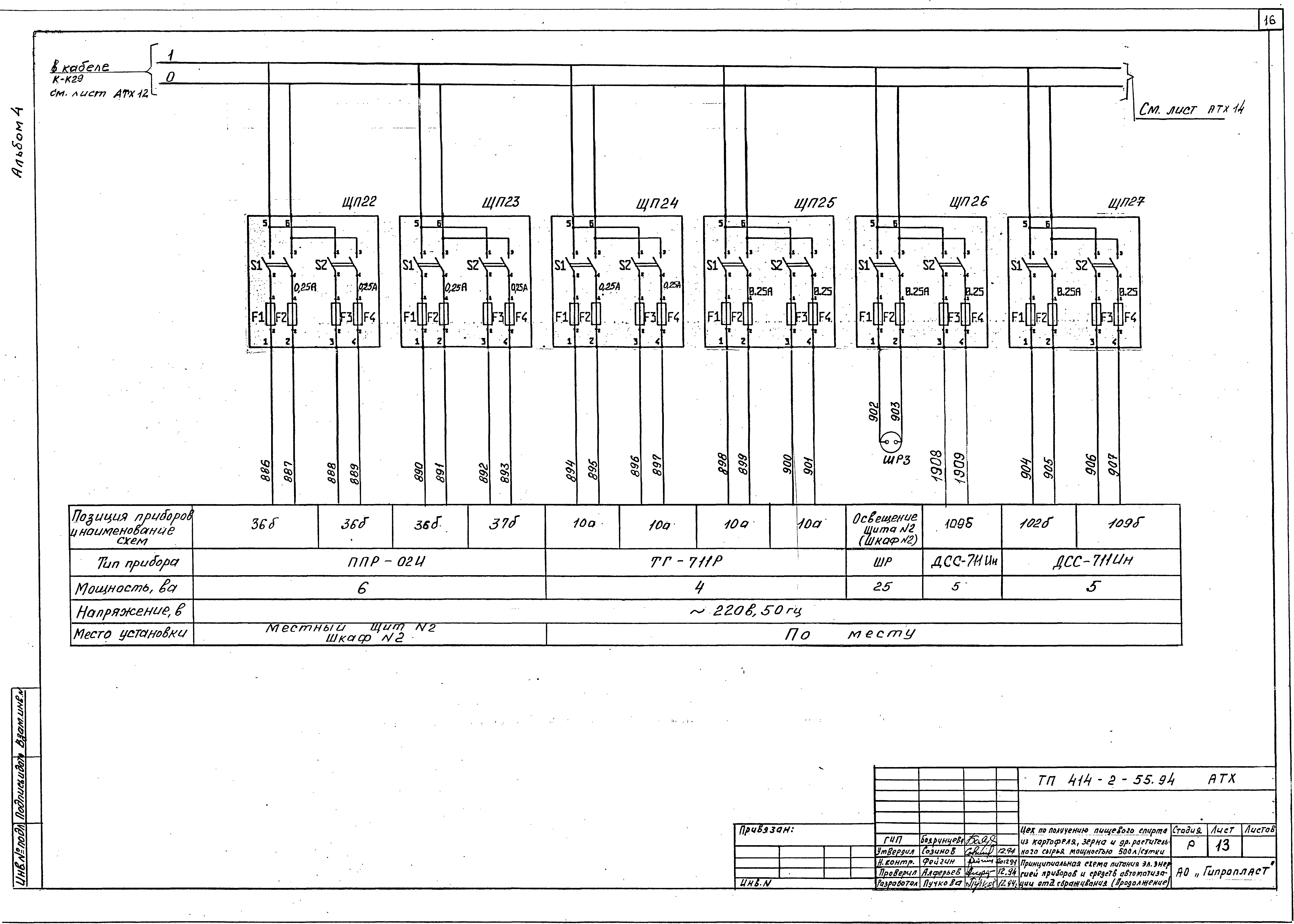 Типовой проект 414-2-55.94