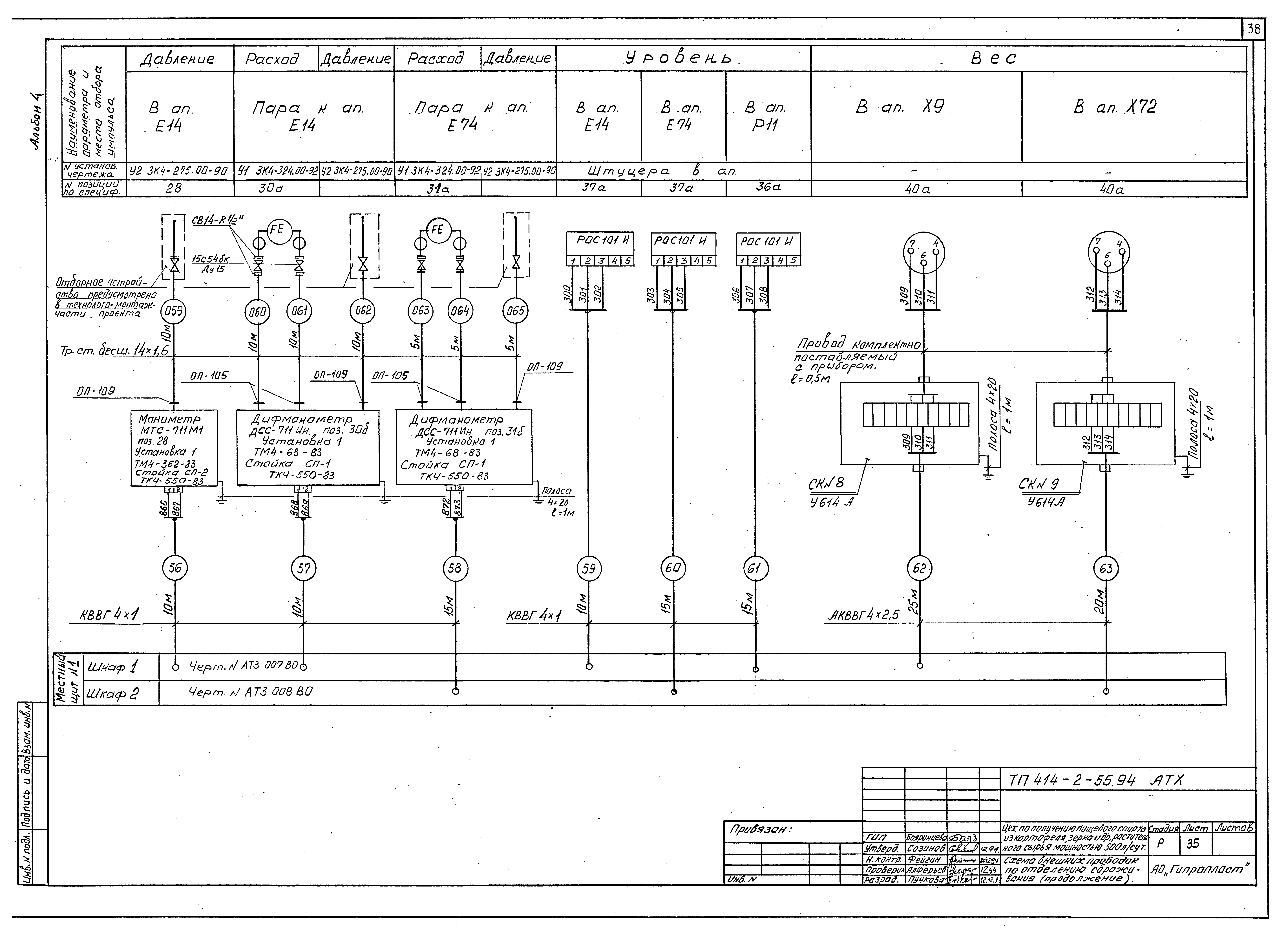 Типовой проект 414-2-55.94