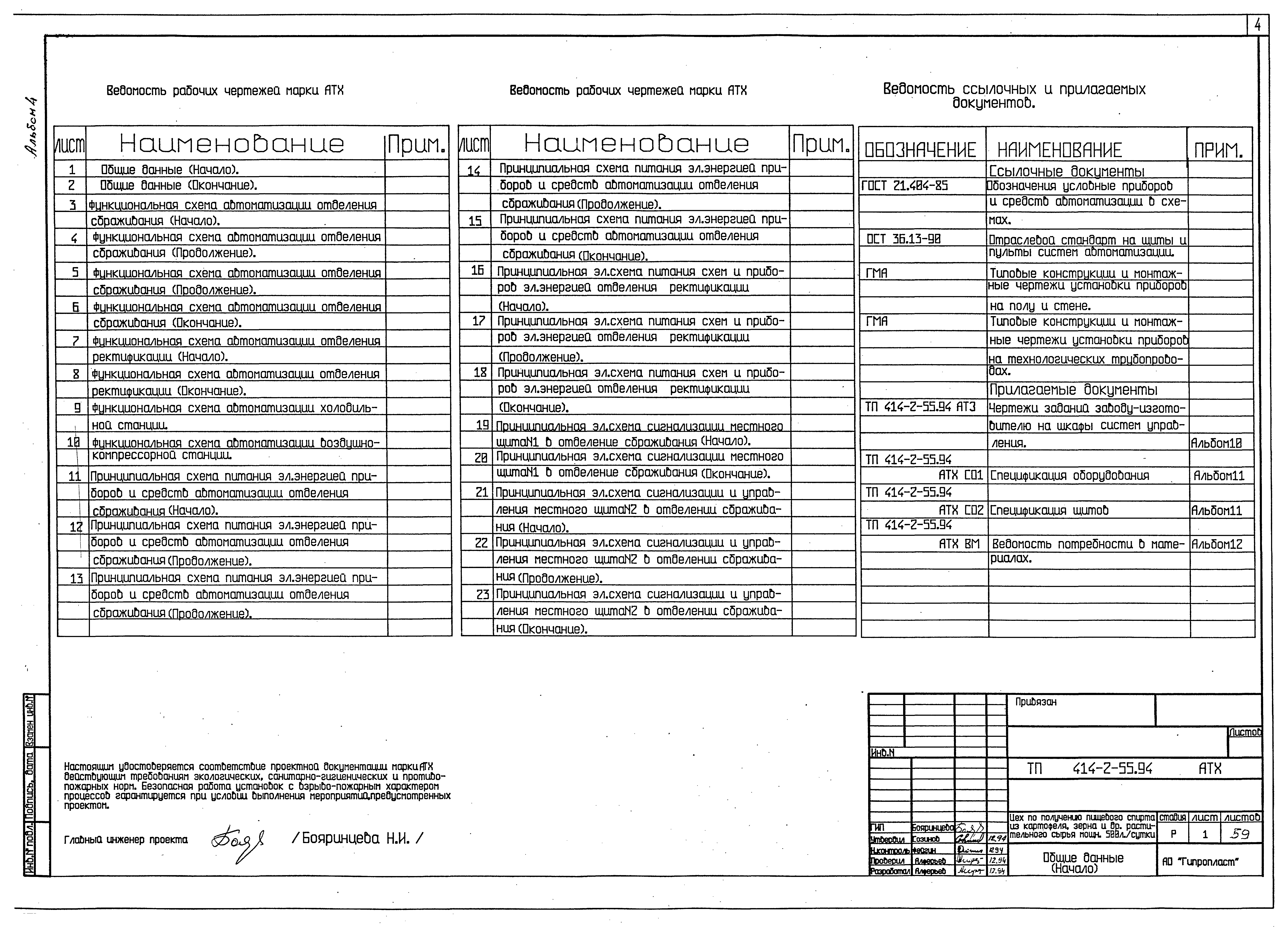 Типовой проект 414-2-55.94