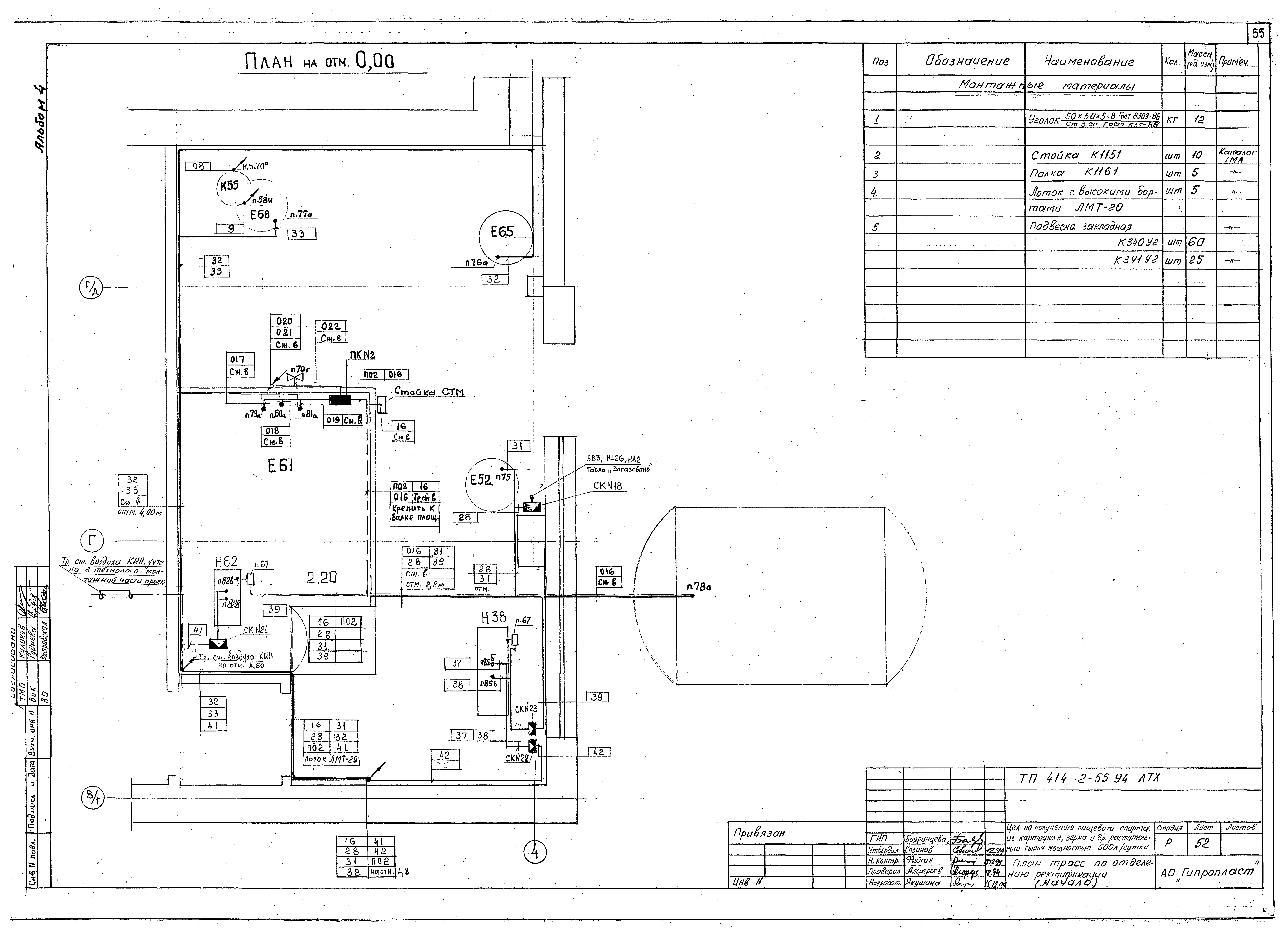 Типовой проект 414-2-55.94