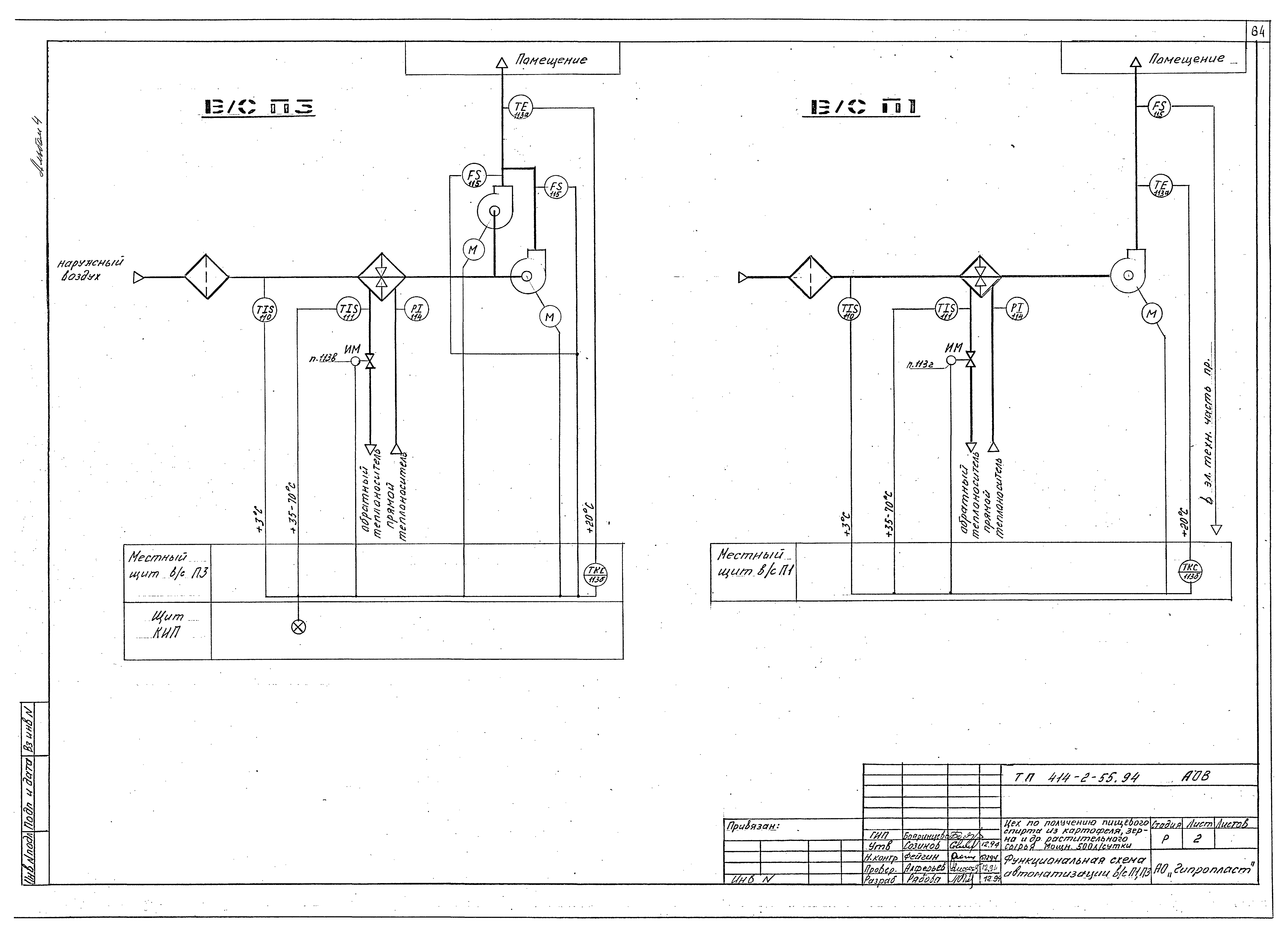 Типовой проект 414-2-55.94
