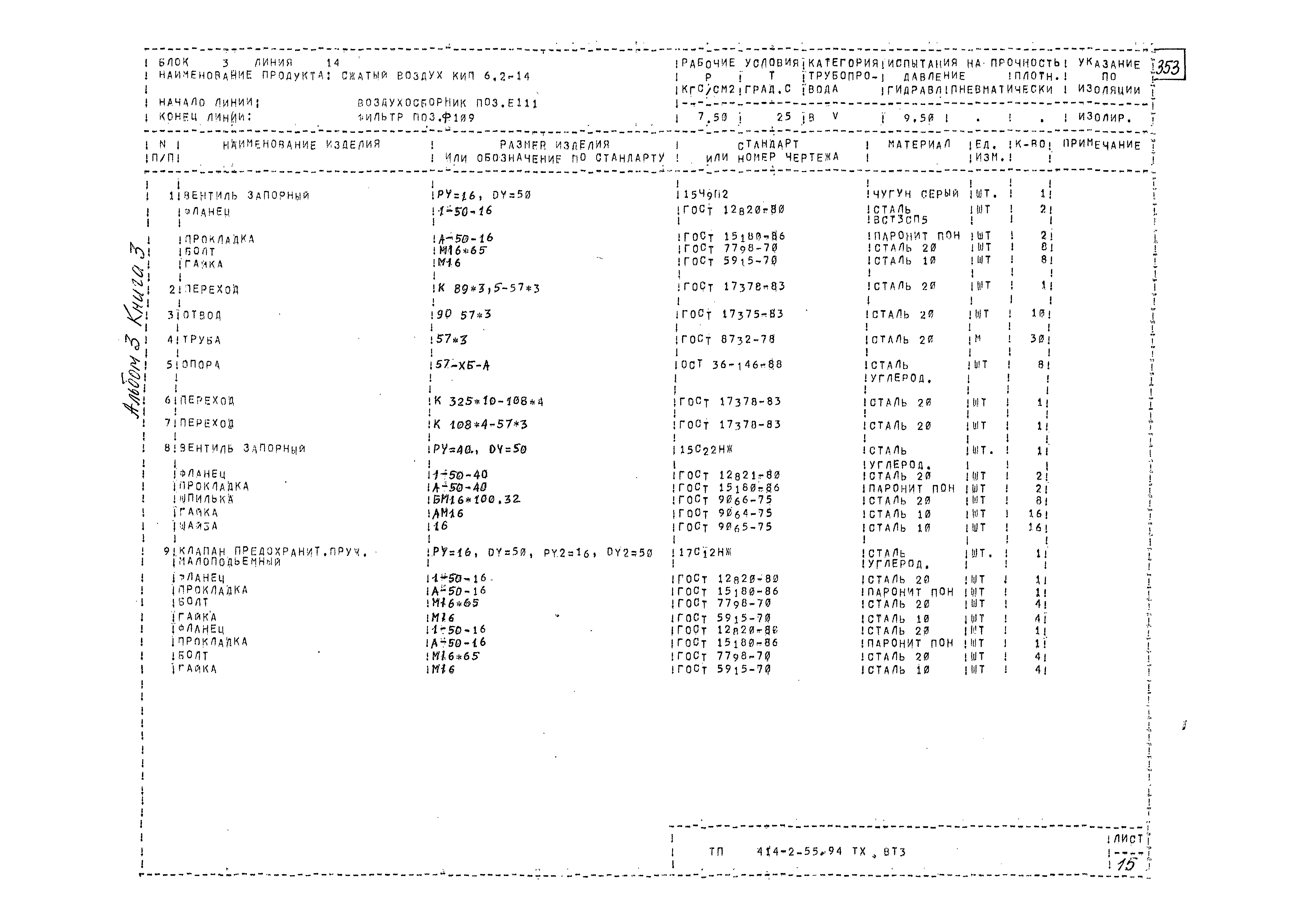 Типовой проект 414-2-55.94