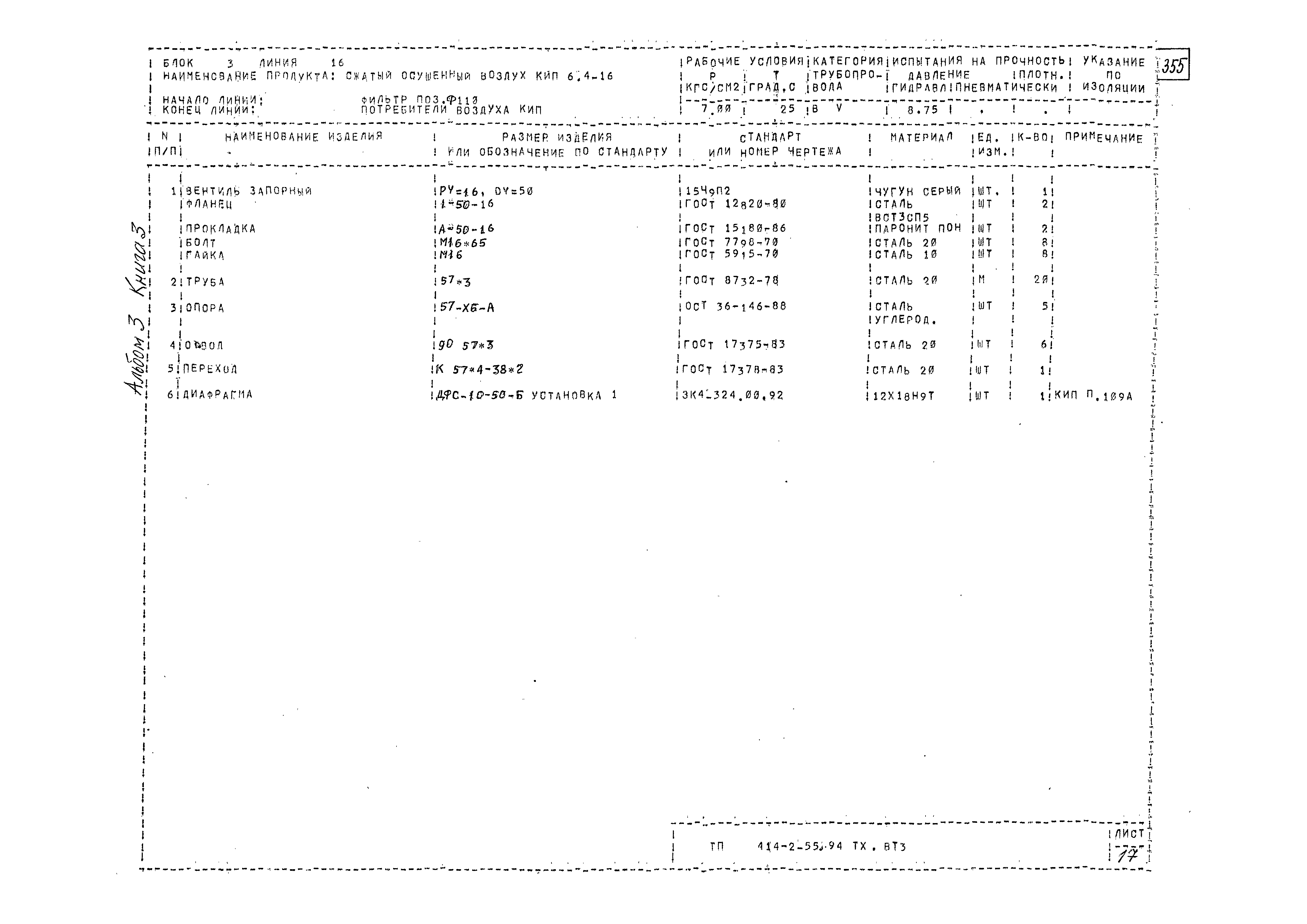 Типовой проект 414-2-55.94