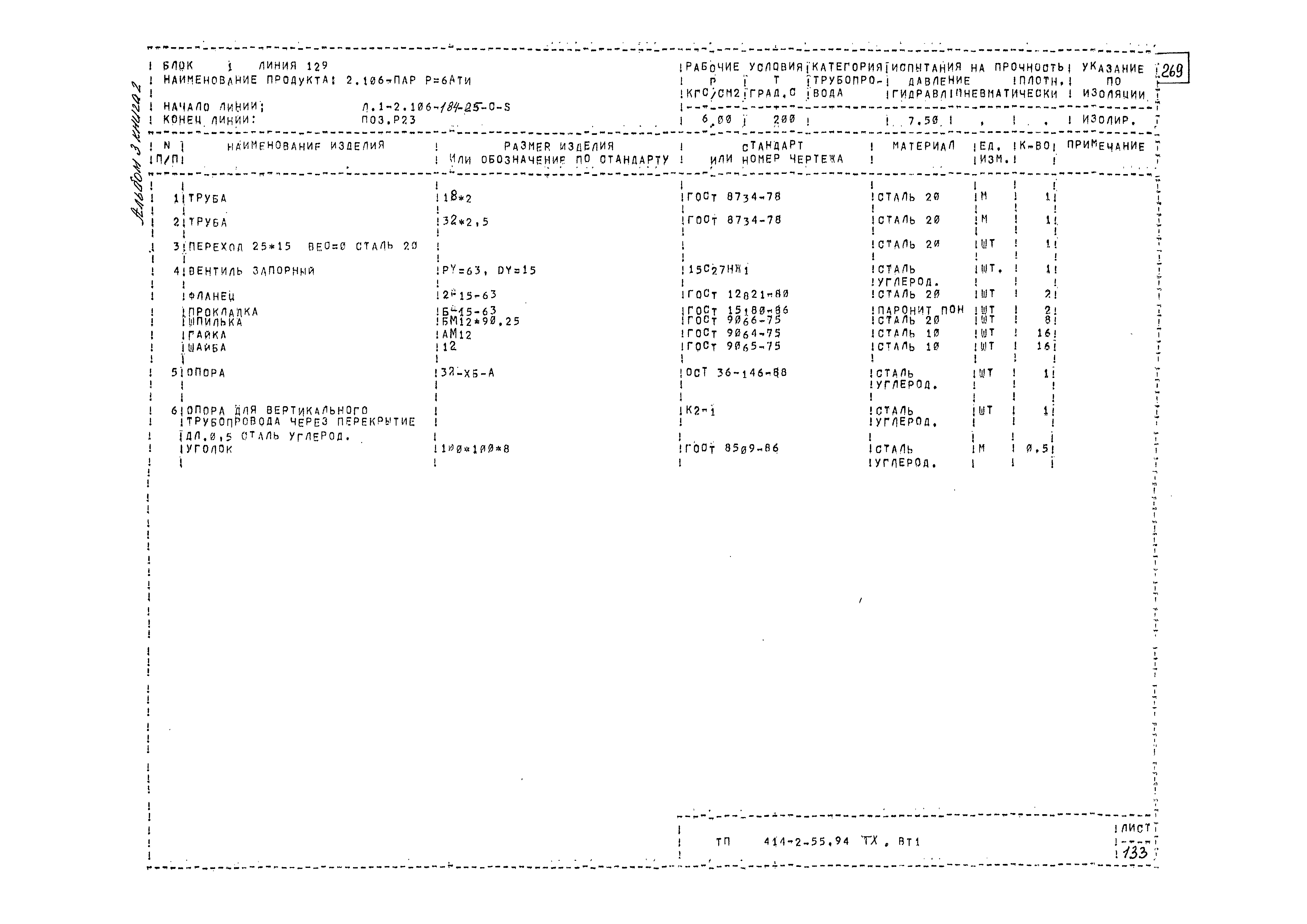 Типовой проект 414-2-55.94