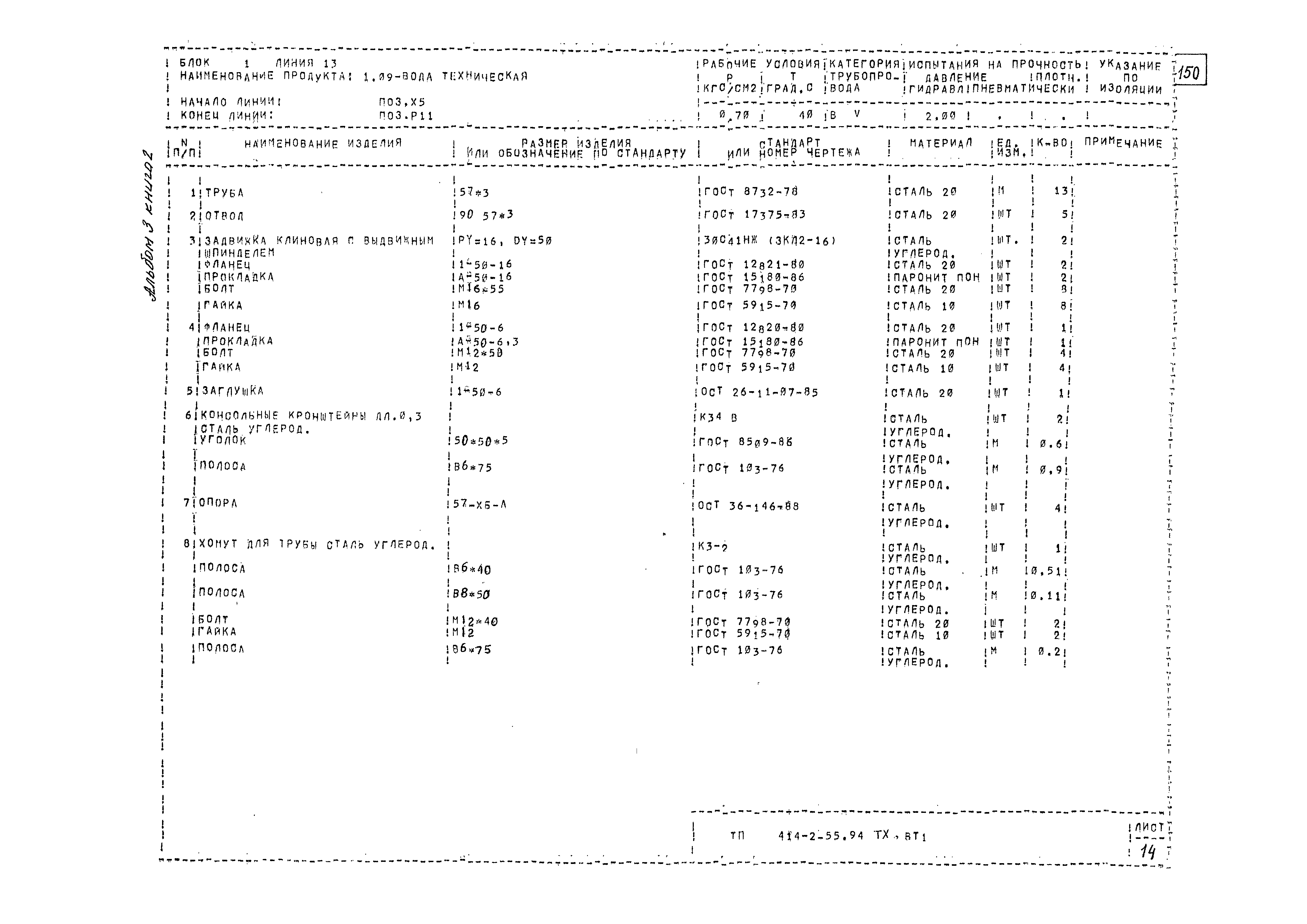 Типовой проект 414-2-55.94