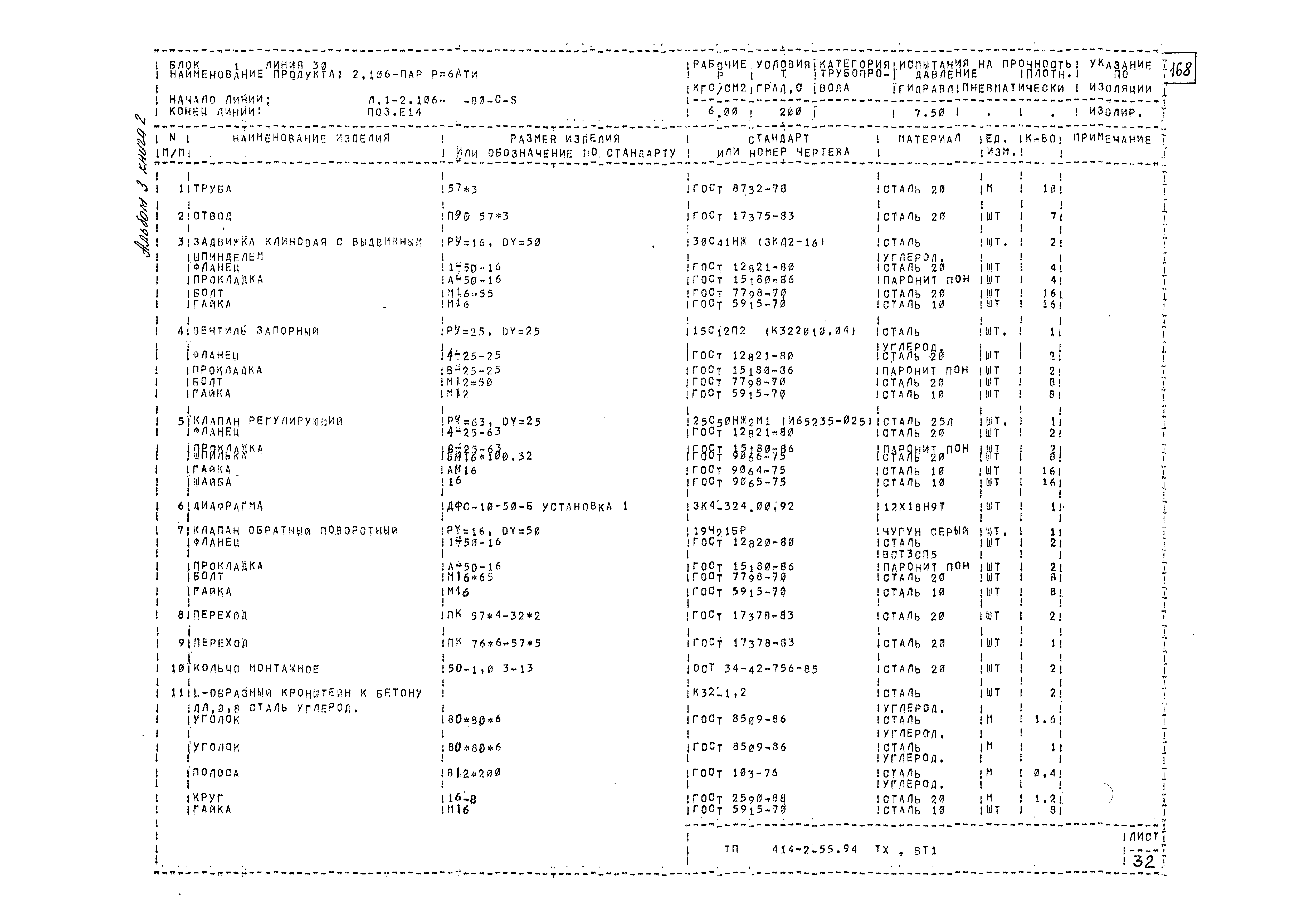 Типовой проект 414-2-55.94