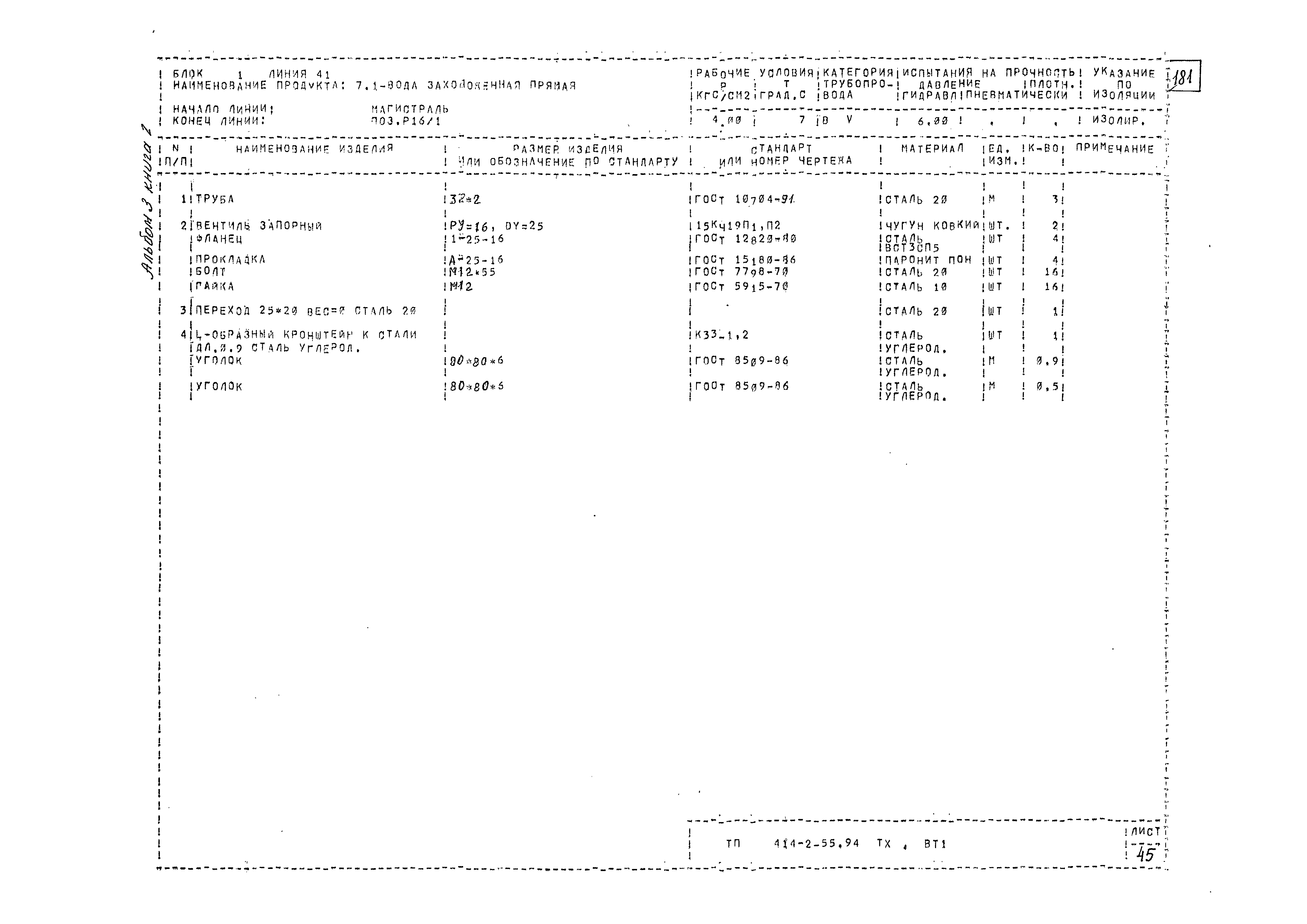Типовой проект 414-2-55.94