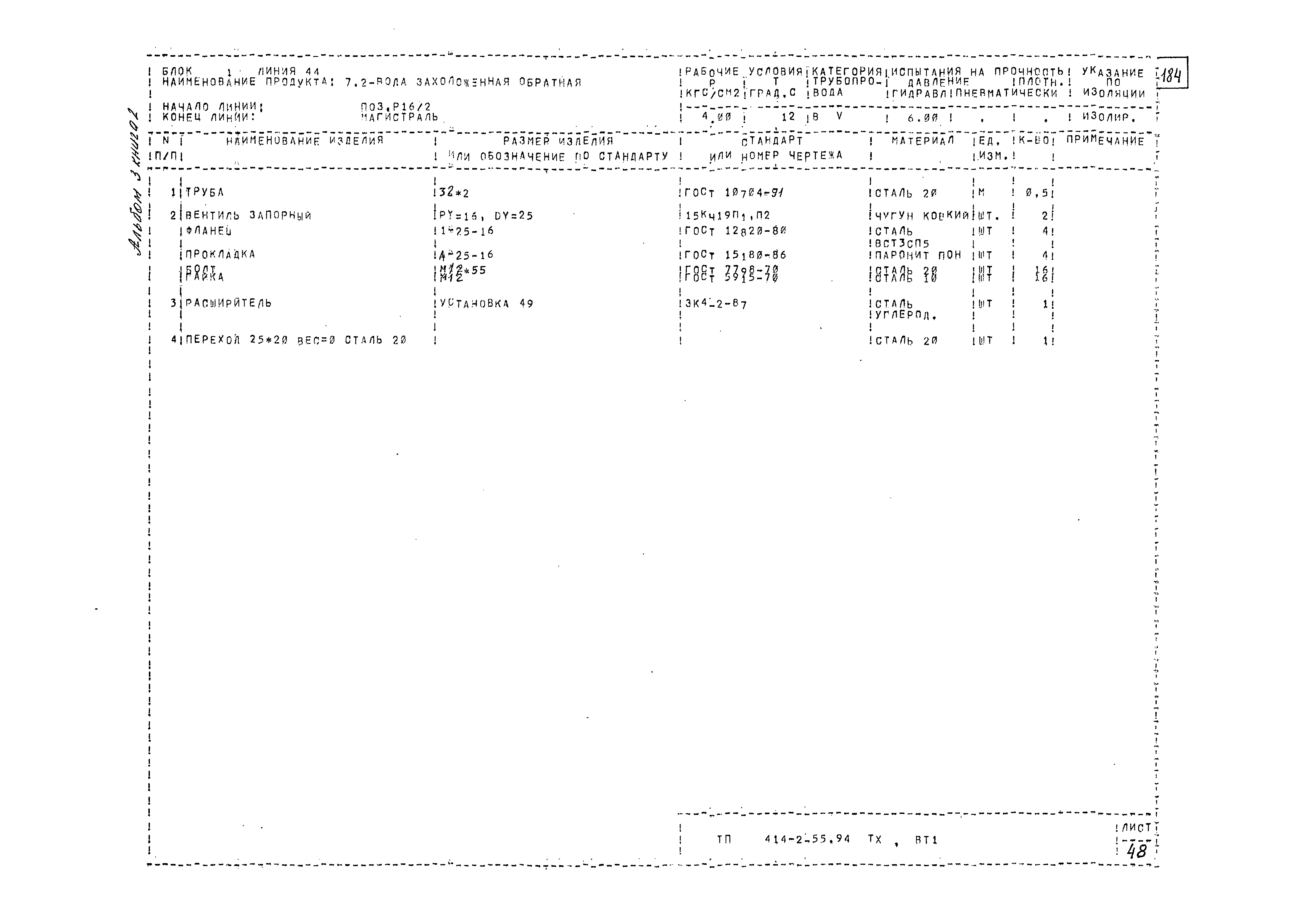 Типовой проект 414-2-55.94