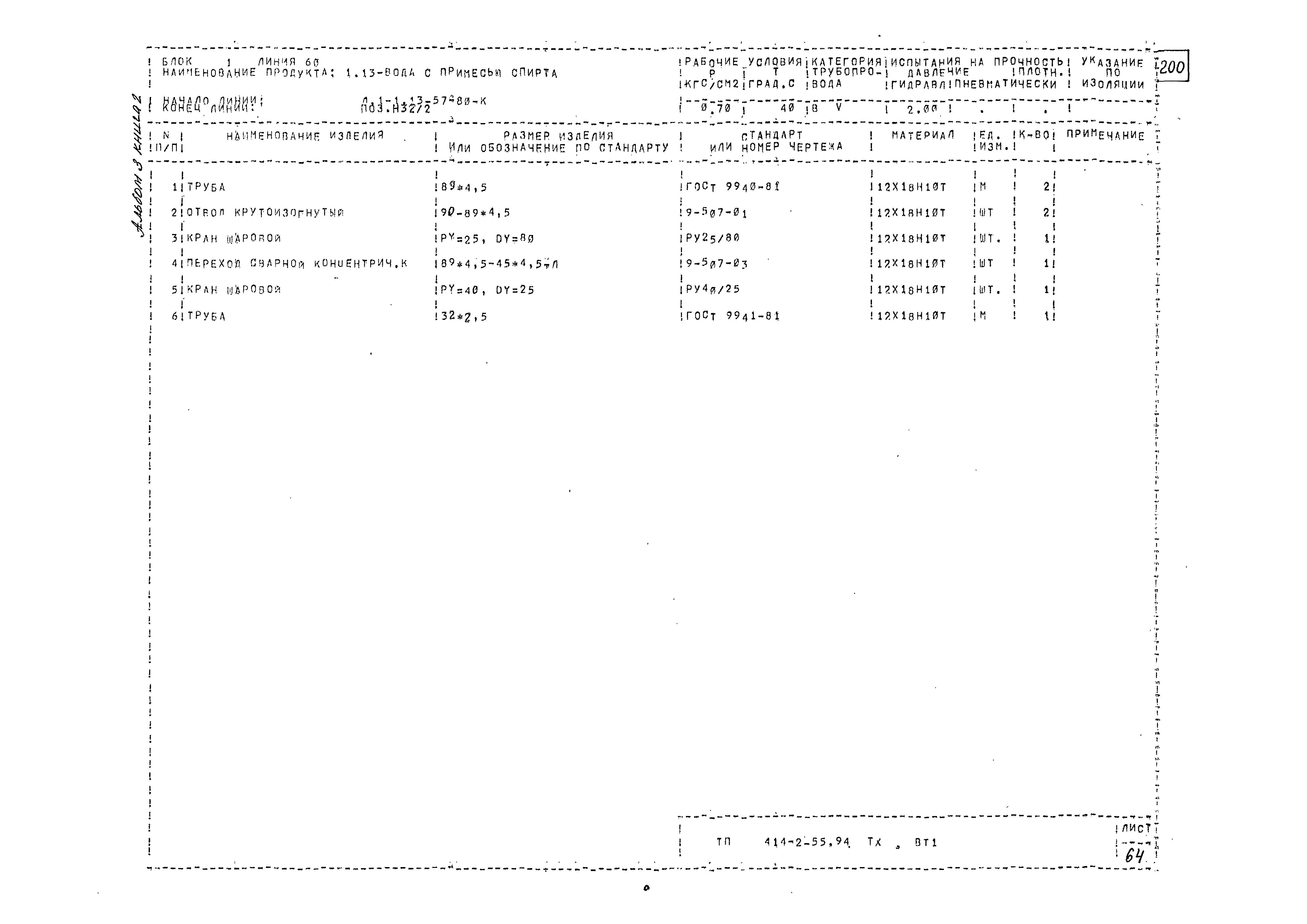 Типовой проект 414-2-55.94