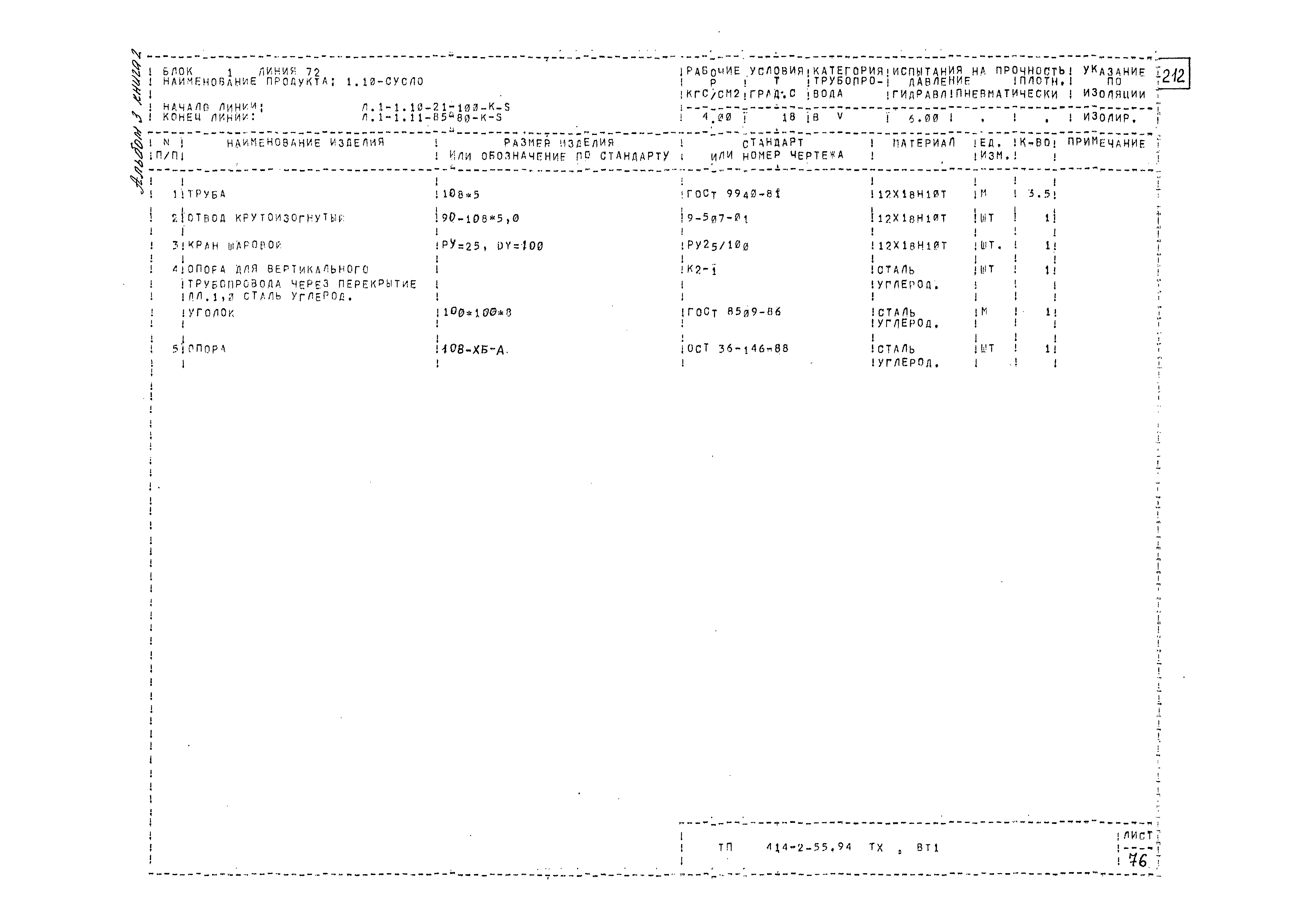 Типовой проект 414-2-55.94