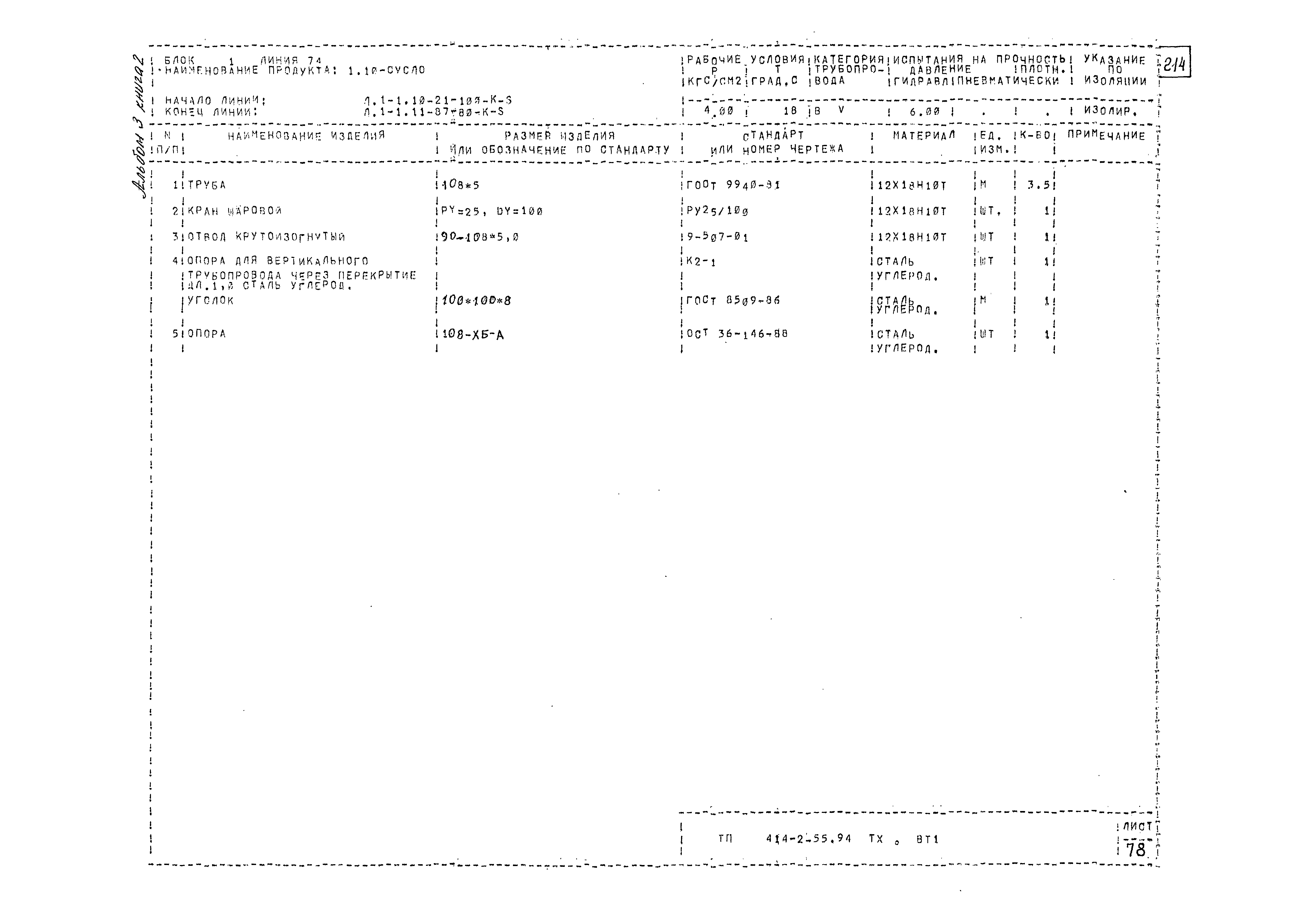 Типовой проект 414-2-55.94