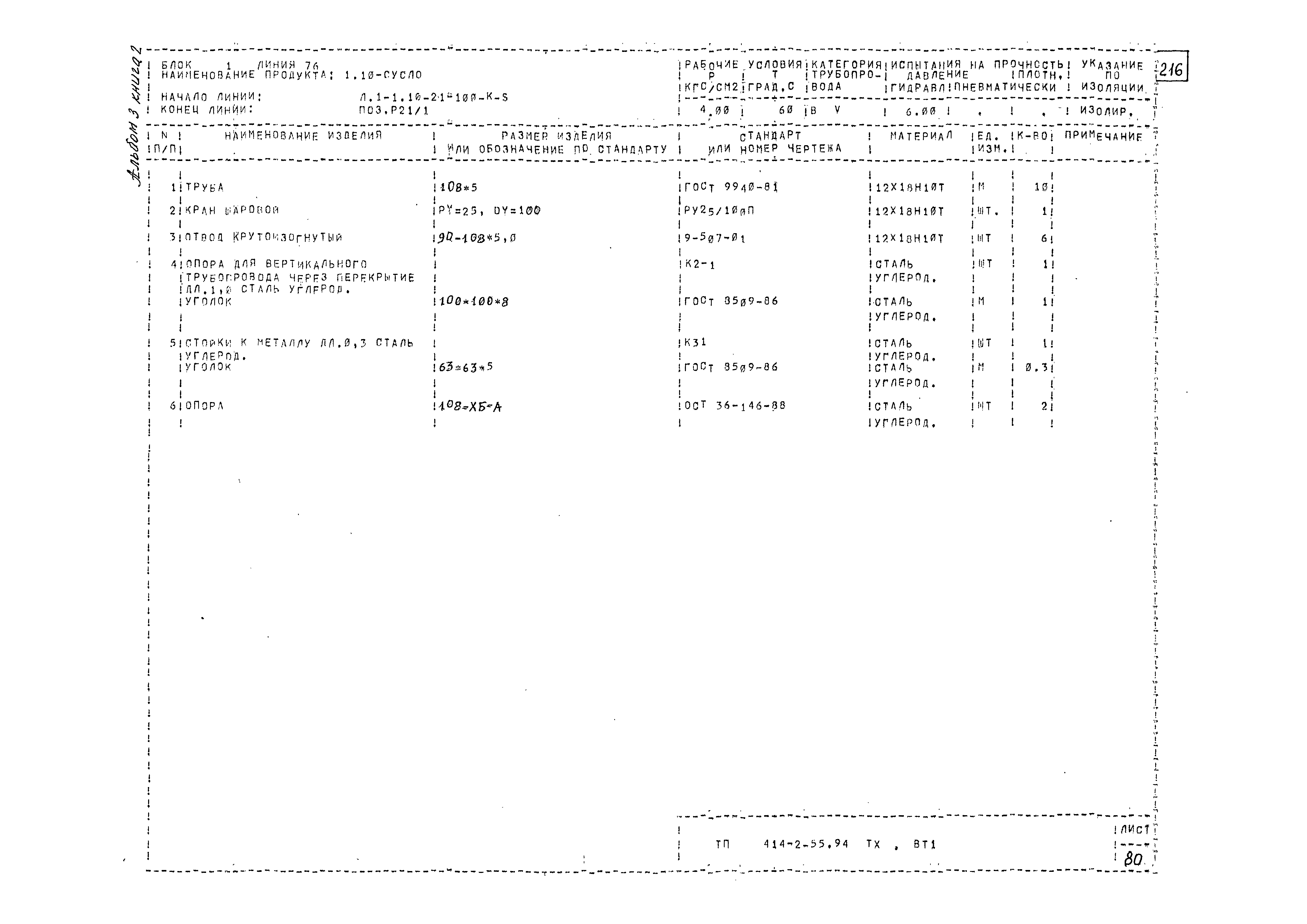 Типовой проект 414-2-55.94