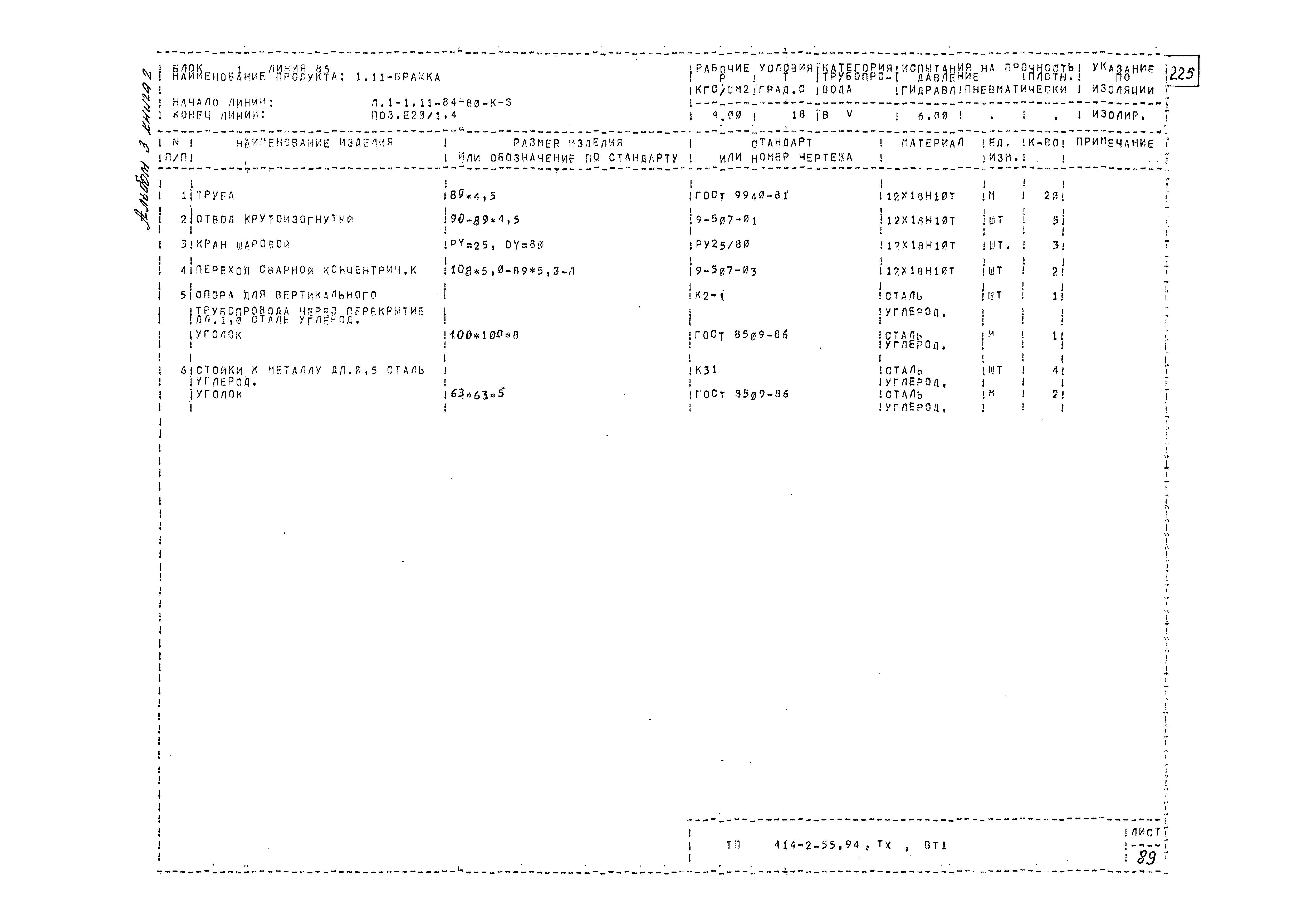Типовой проект 414-2-55.94