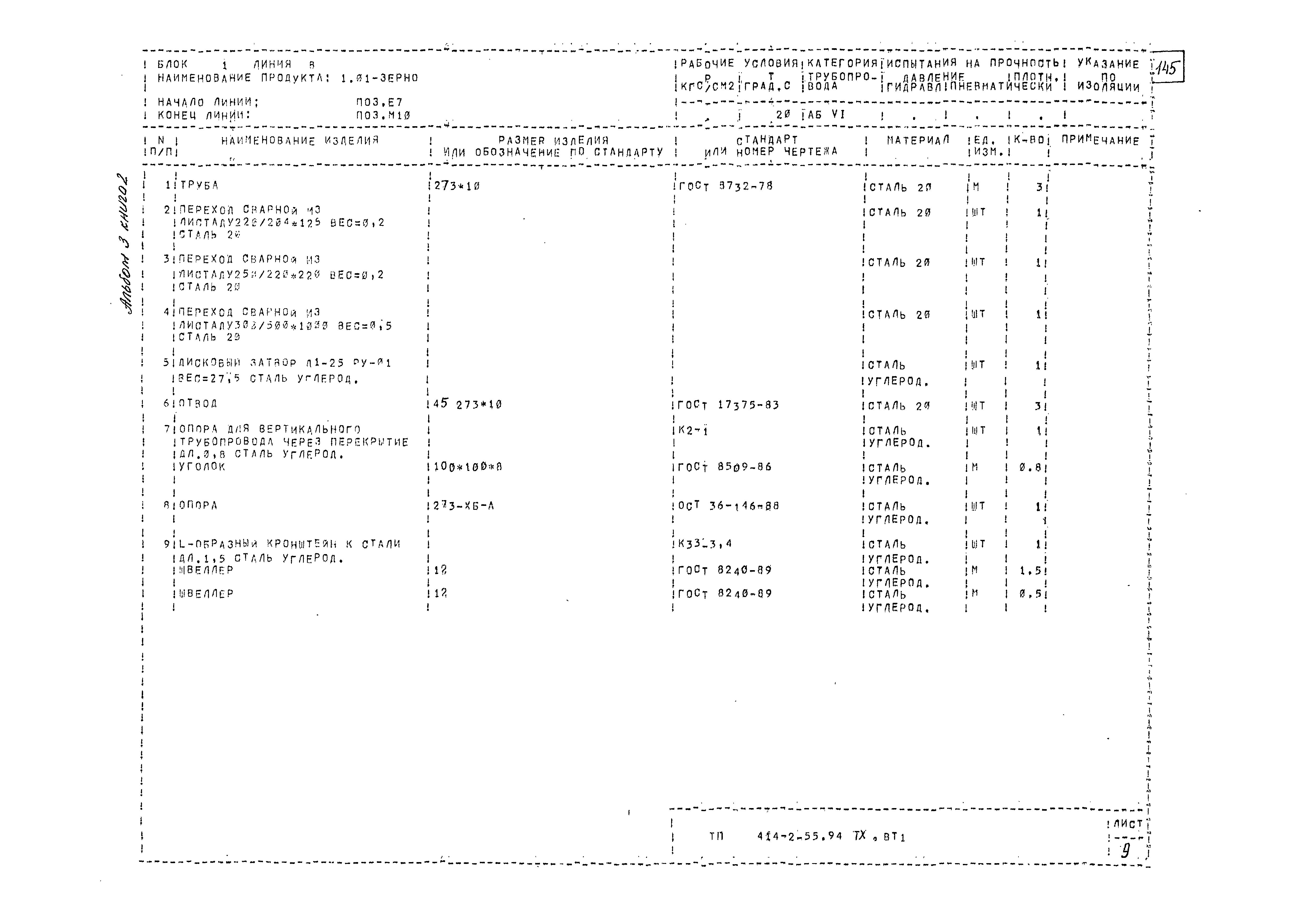 Типовой проект 414-2-55.94