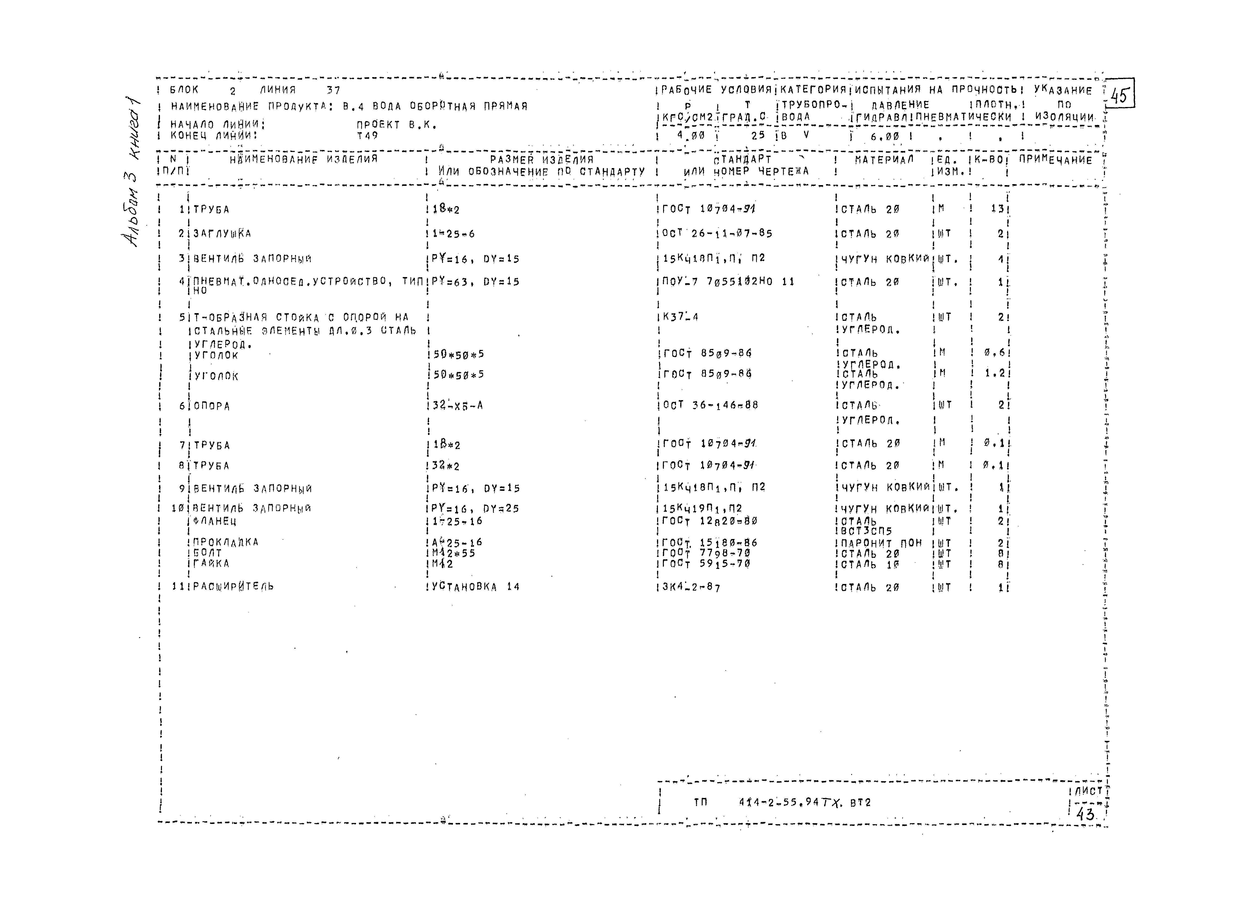 Типовой проект 414-2-55.94