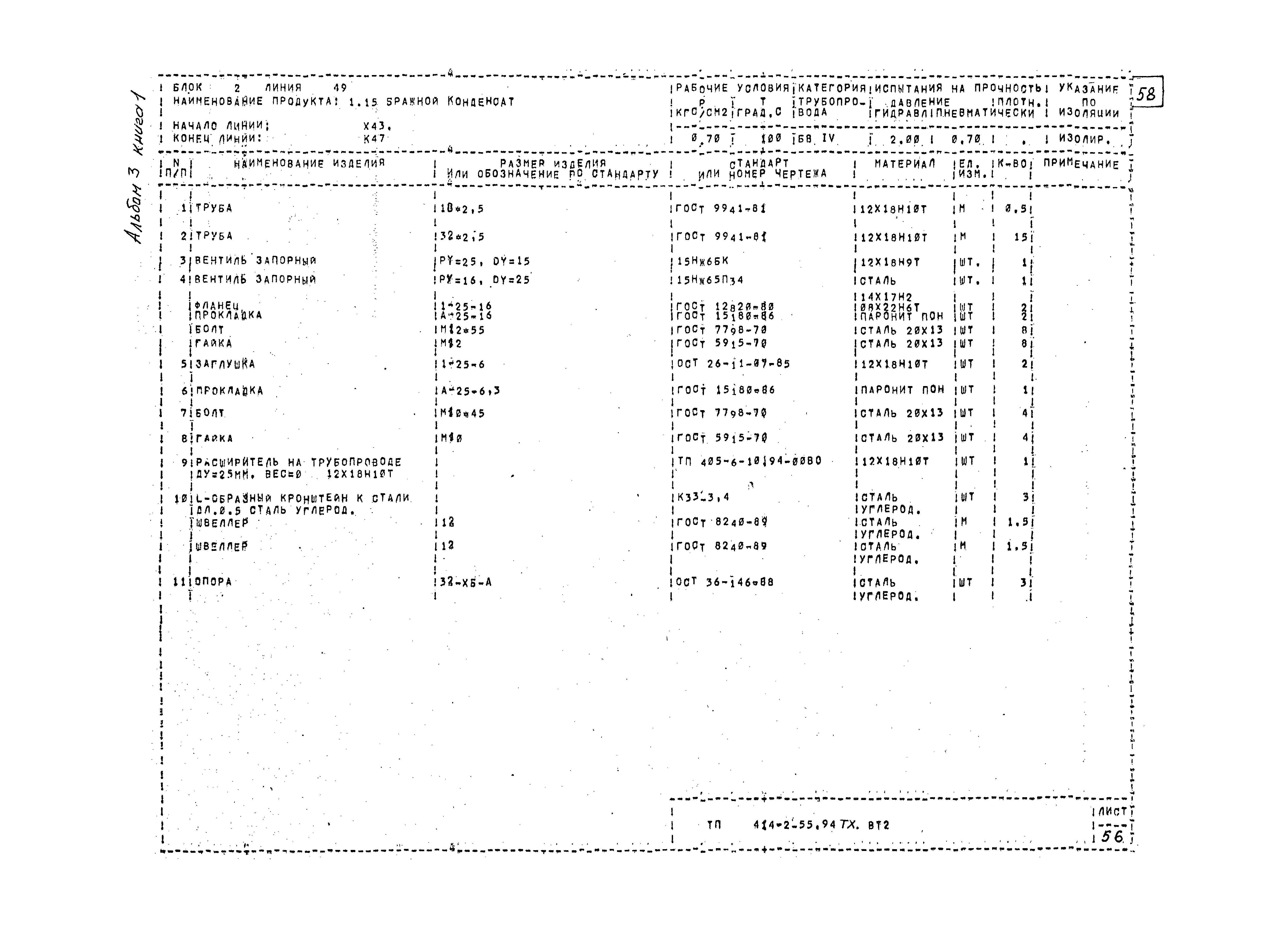 Типовой проект 414-2-55.94