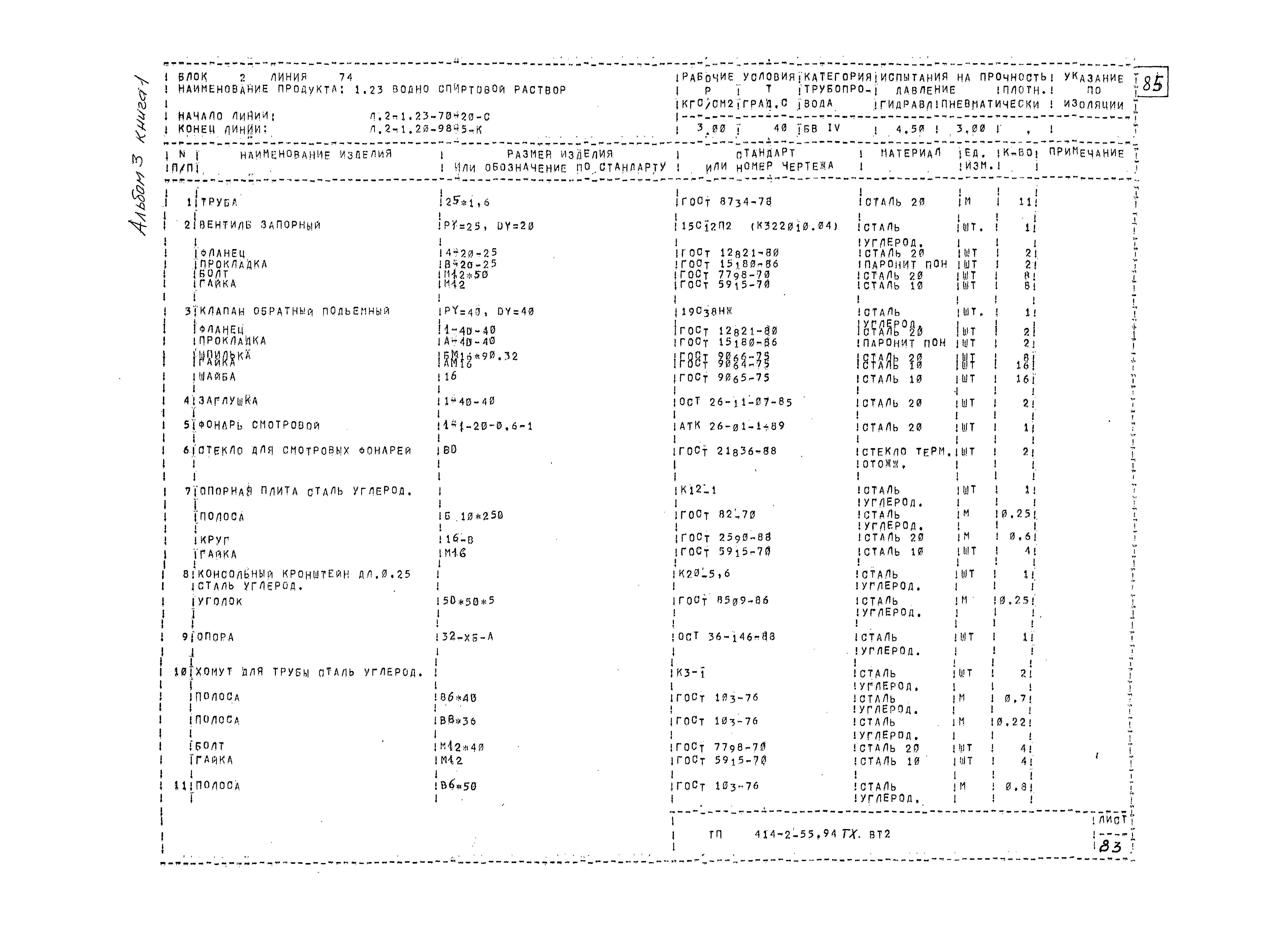 Типовой проект 414-2-55.94