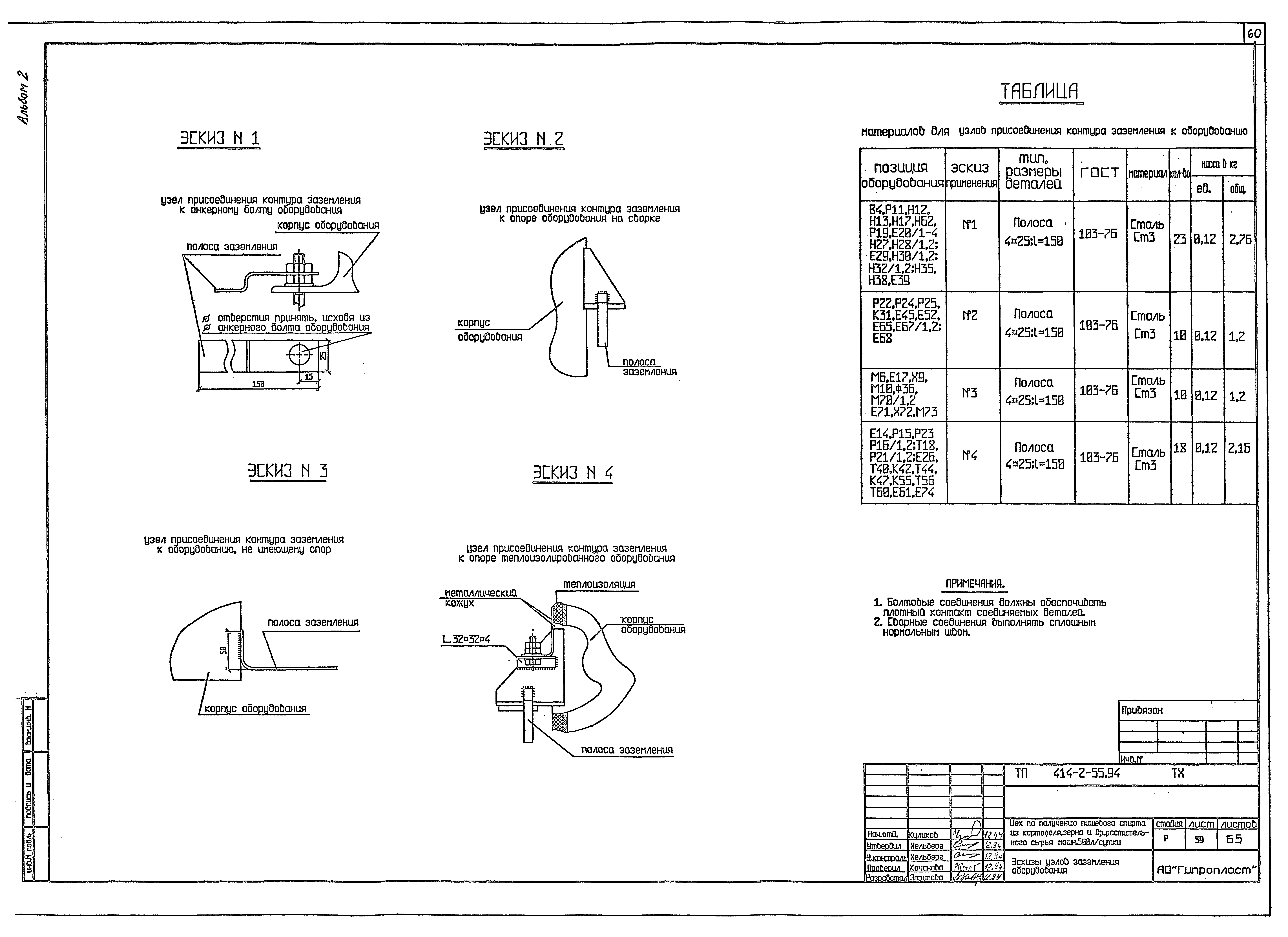 Типовой проект 414-2-55.94
