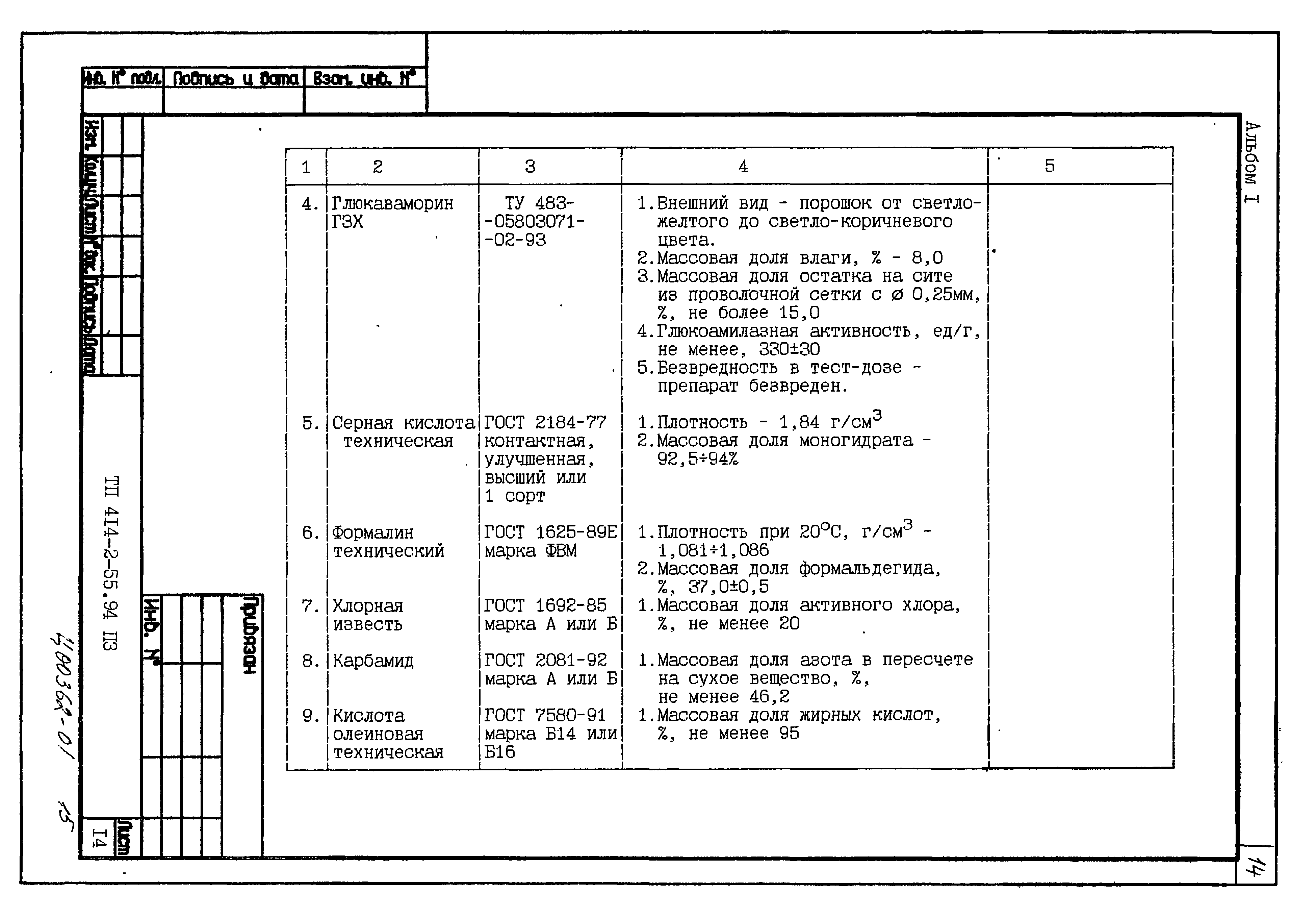 Скачать Типовой проект 414-2-55.94 Альбом 1. Пояснительная записка