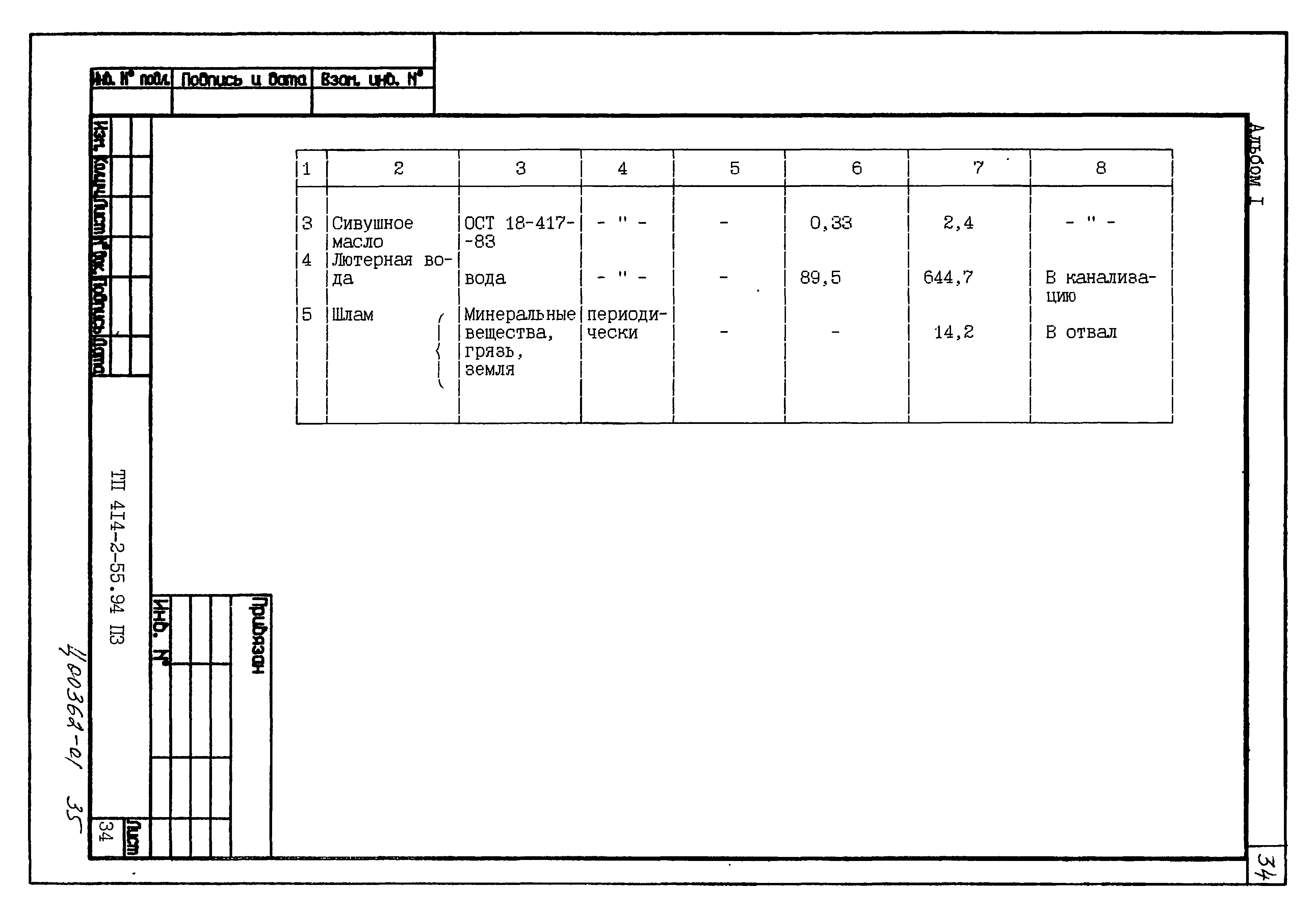 Типовой проект 414-2-55.94