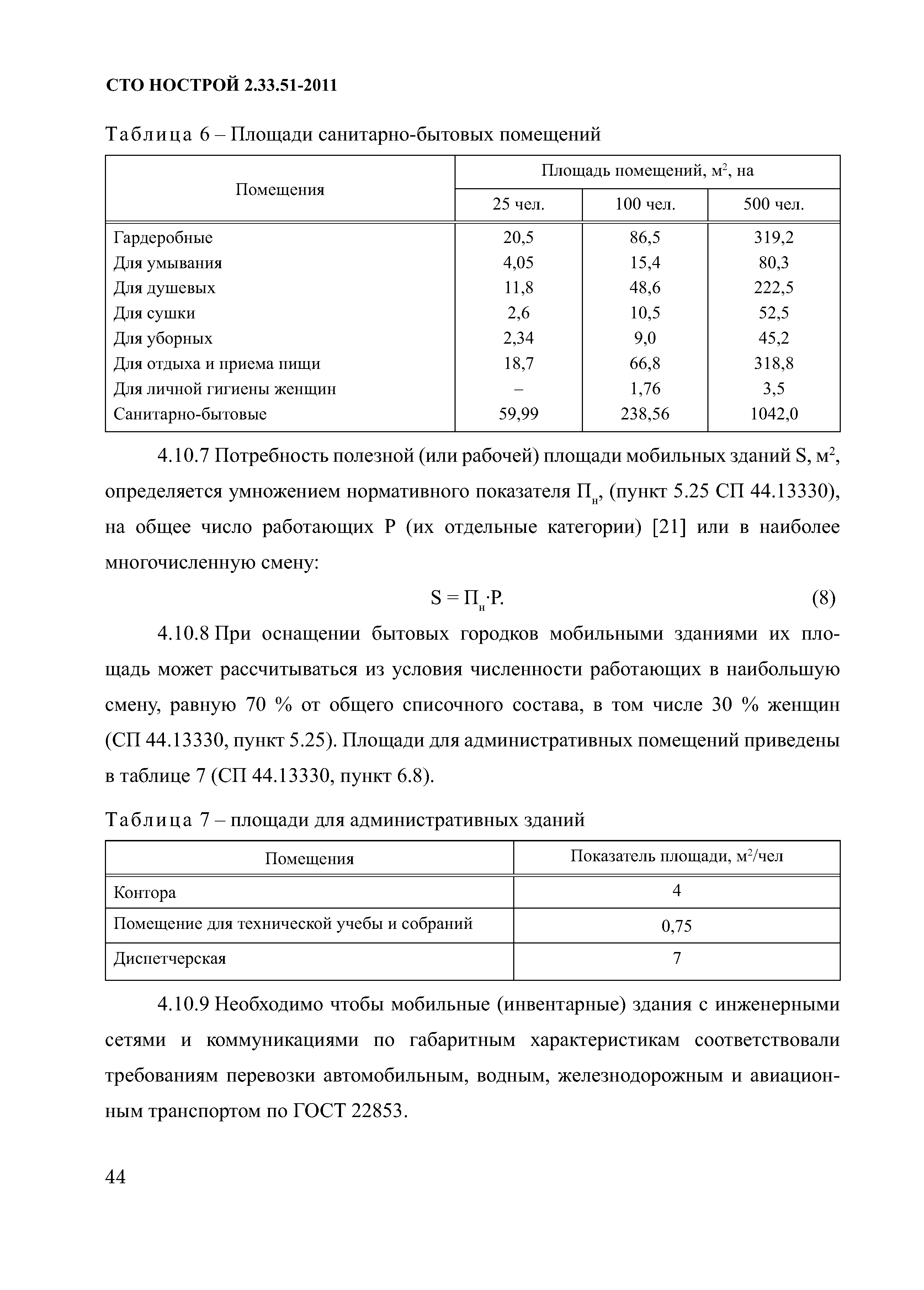 СТО НОСТРОЙ 2.33.51-2011