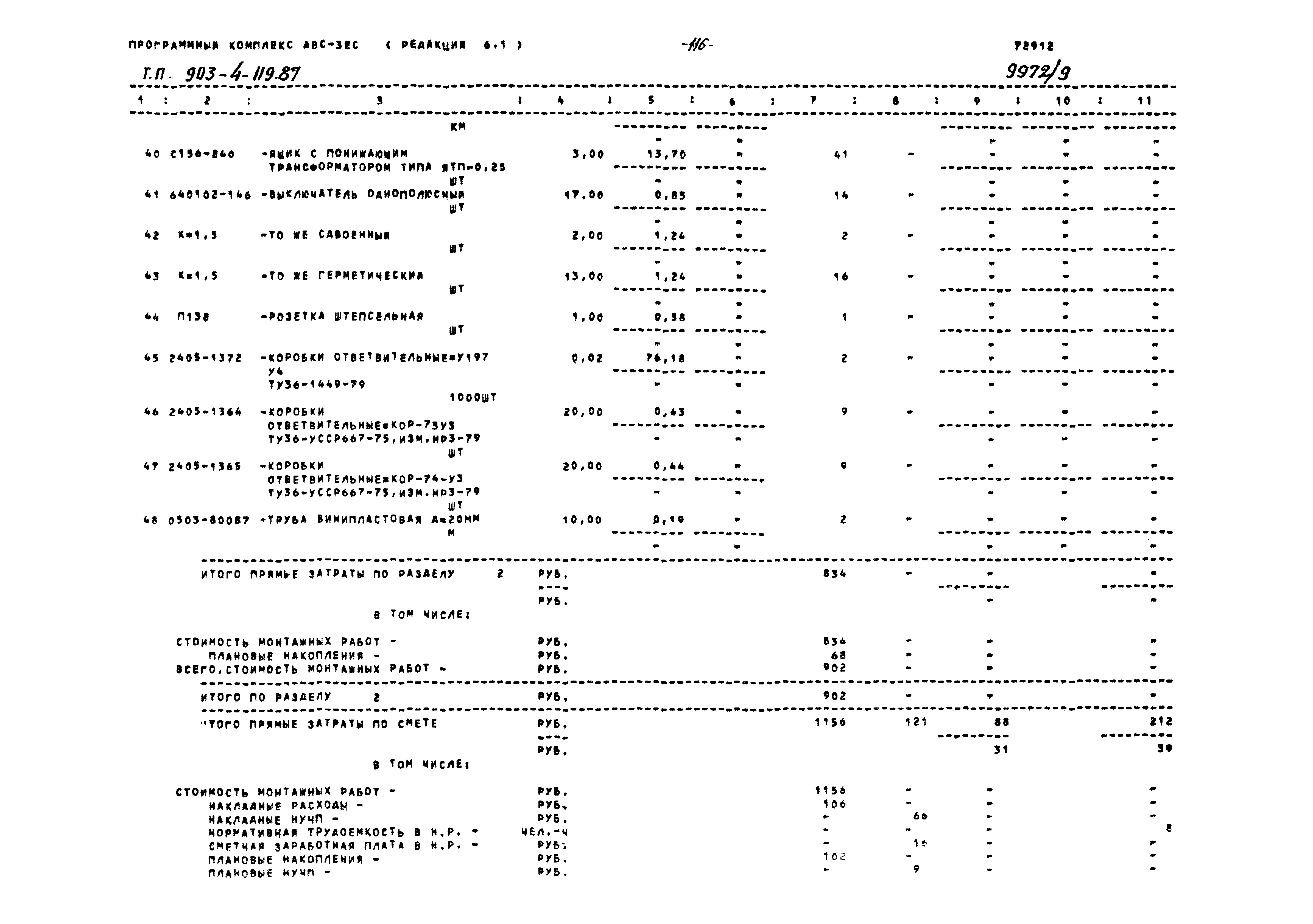 Типовой проект 903-4-119.87