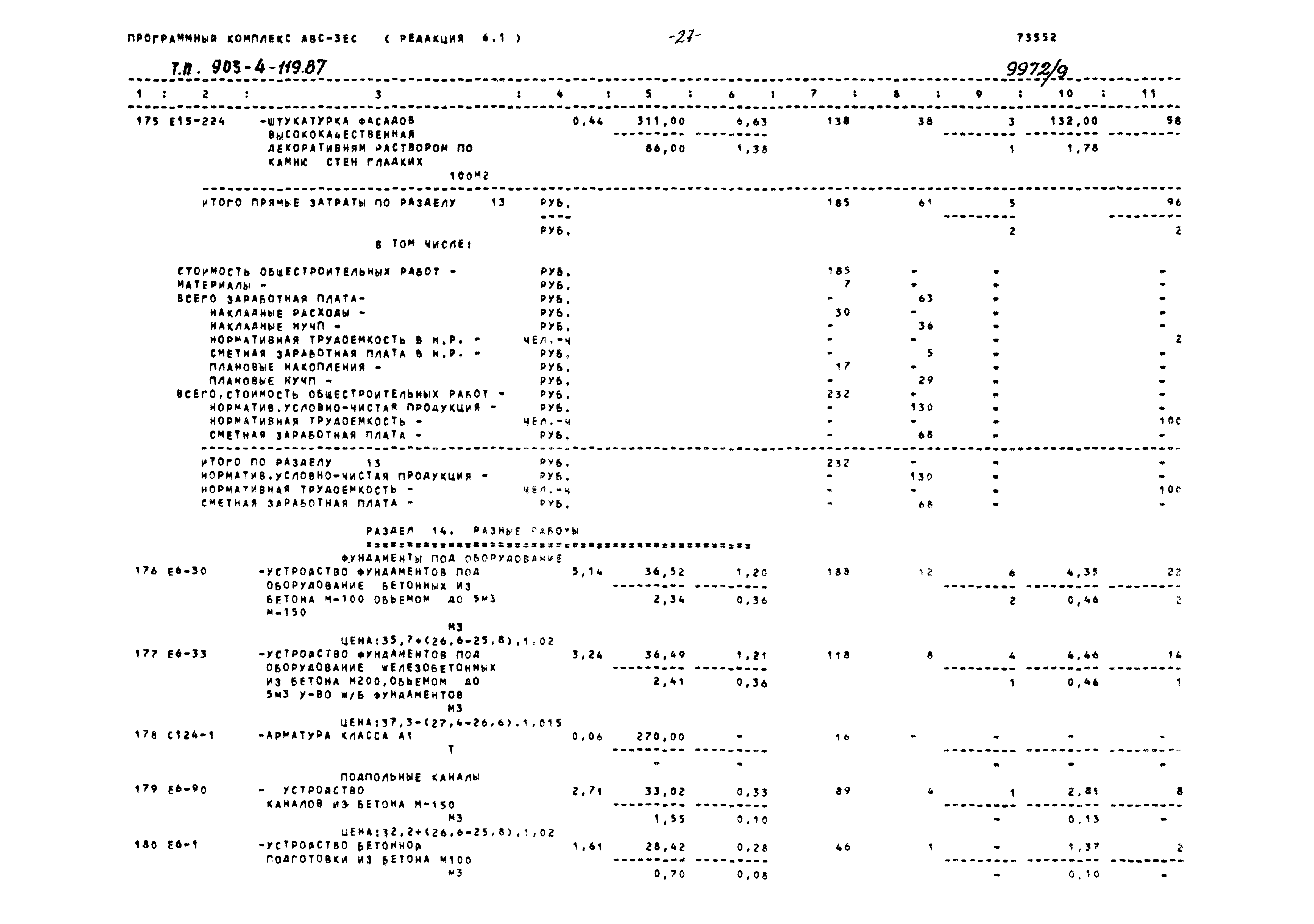 Типовой проект 903-4-119.87
