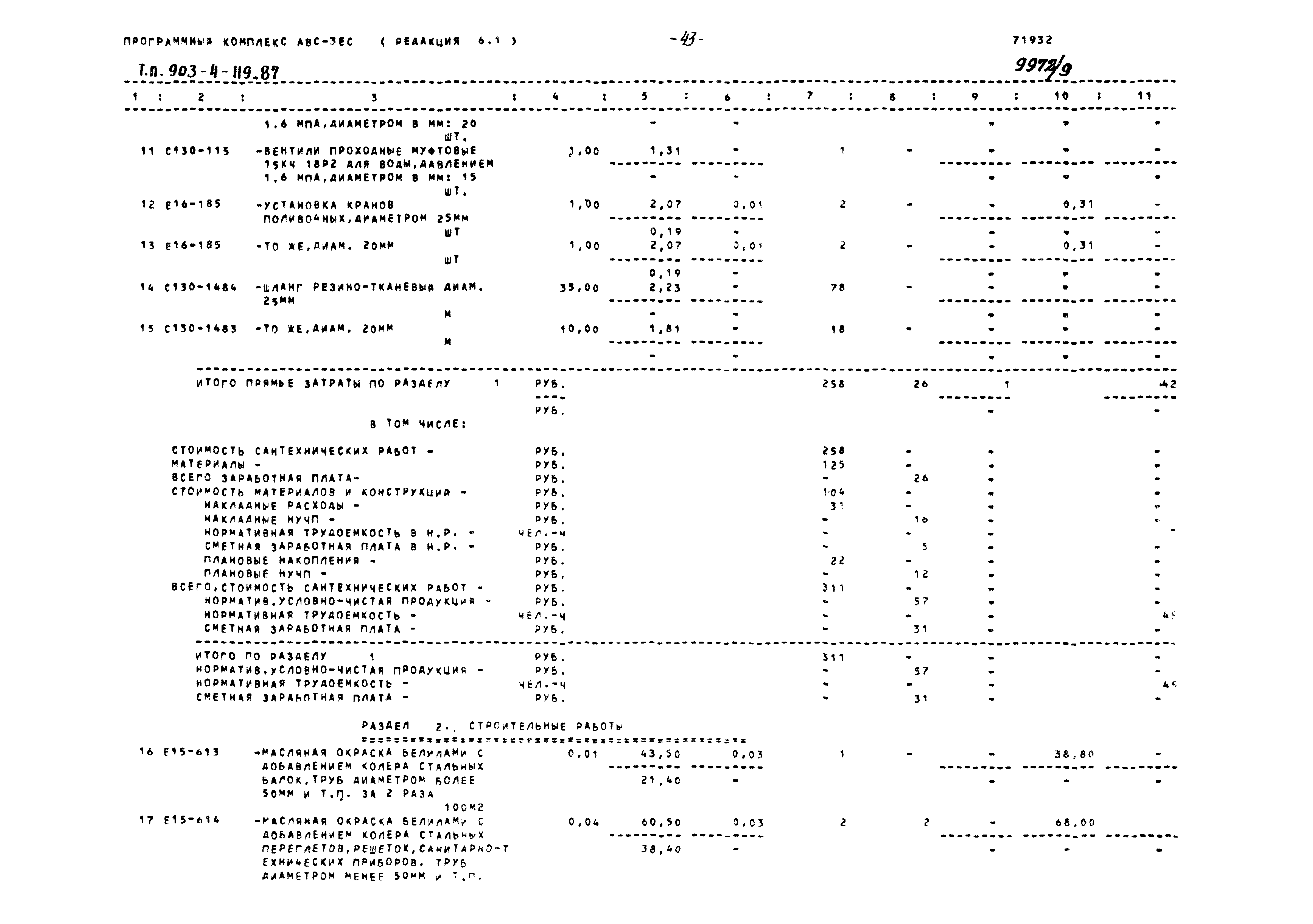 Типовой проект 903-4-119.87