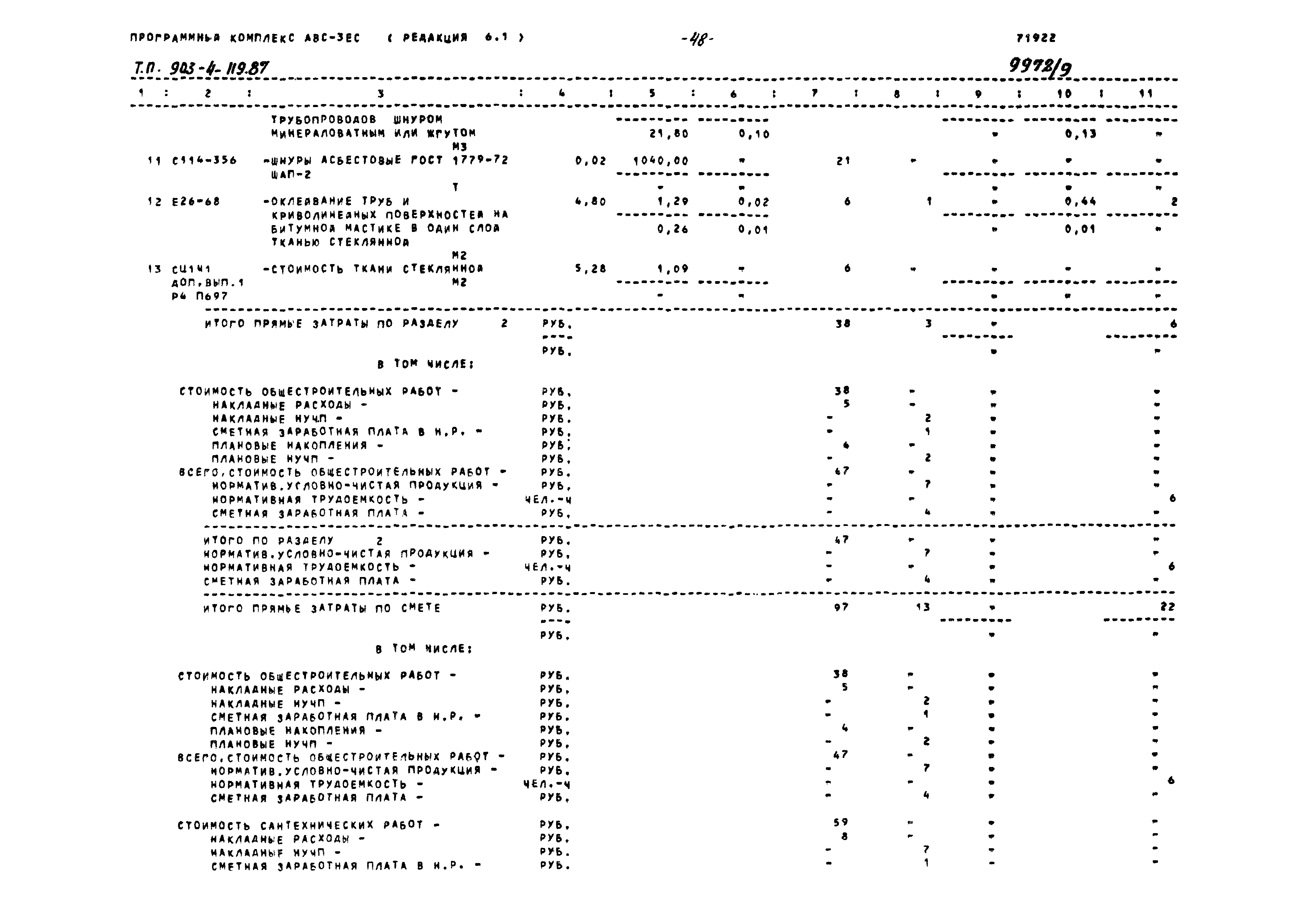 Типовой проект 903-4-119.87