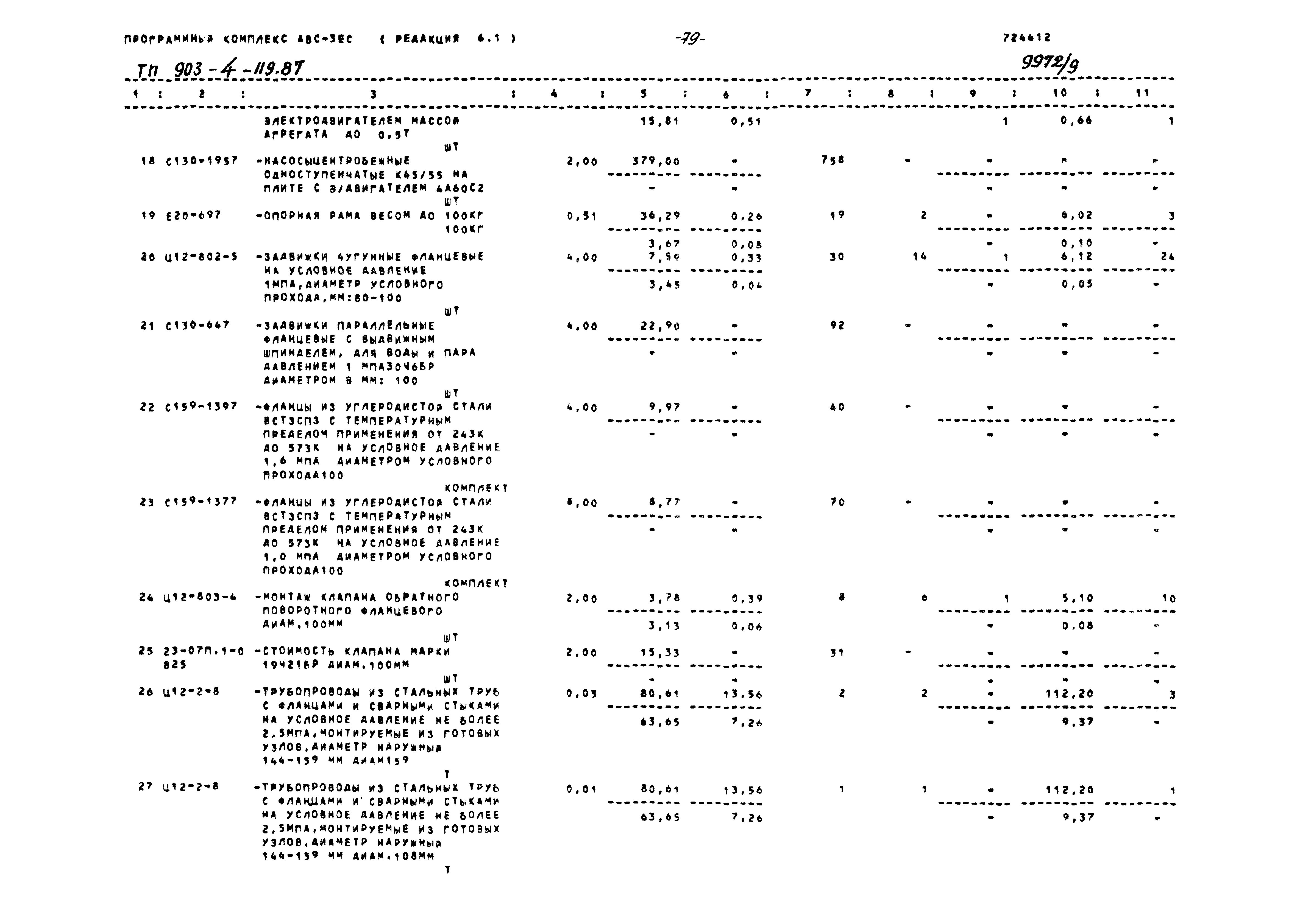 Типовой проект 903-4-119.87