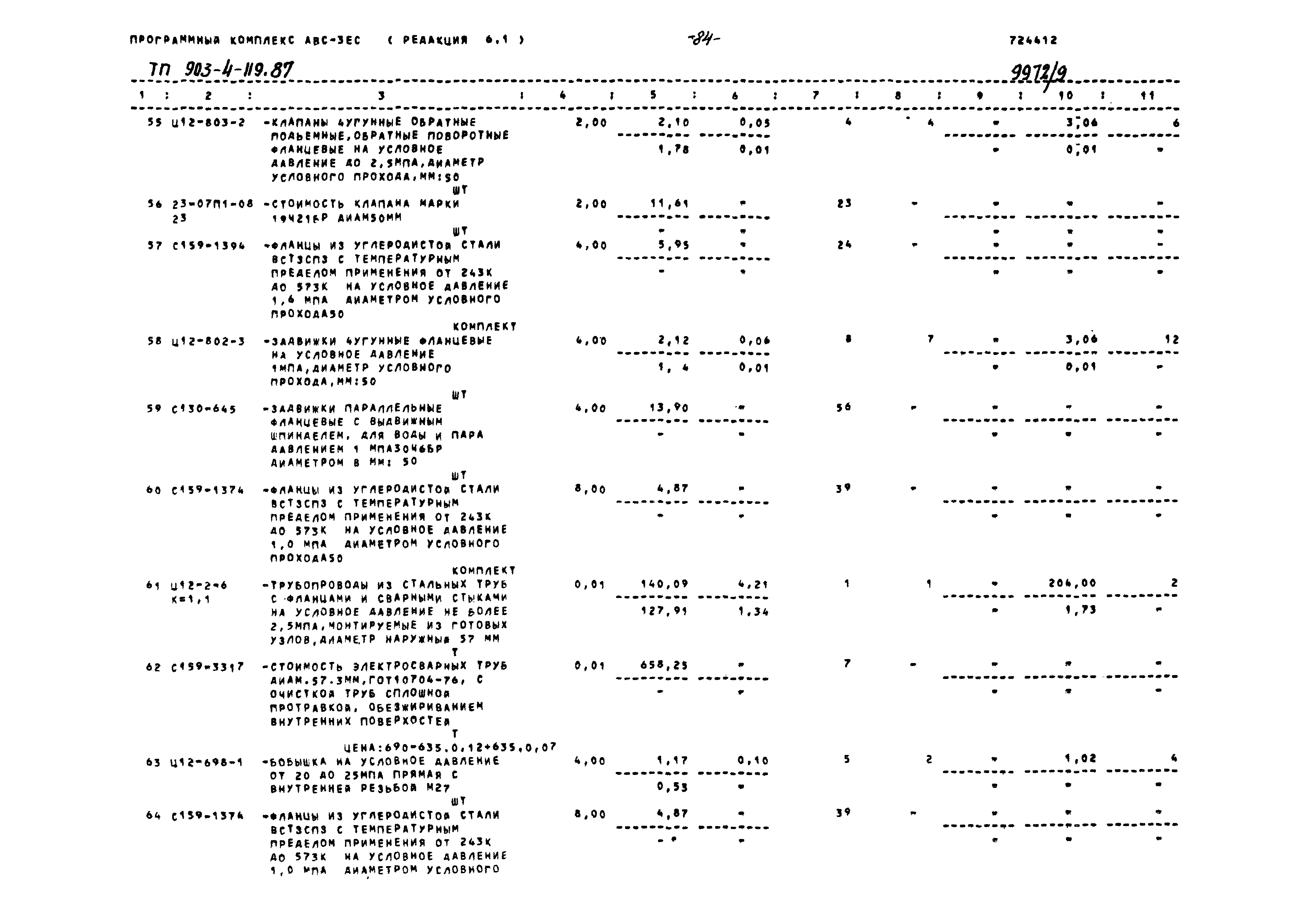 Типовой проект 903-4-119.87