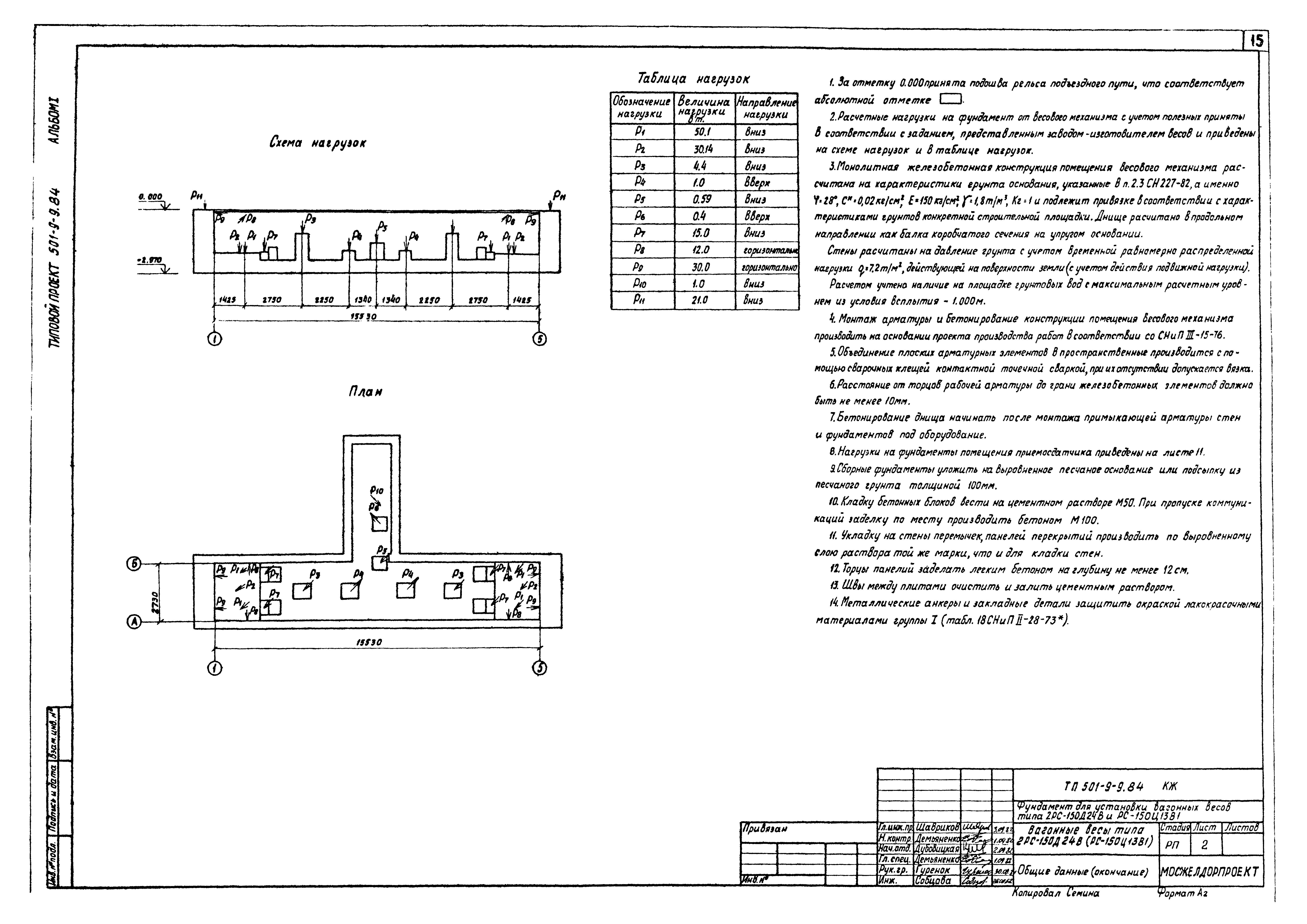Типовой проект 501-9-9.84