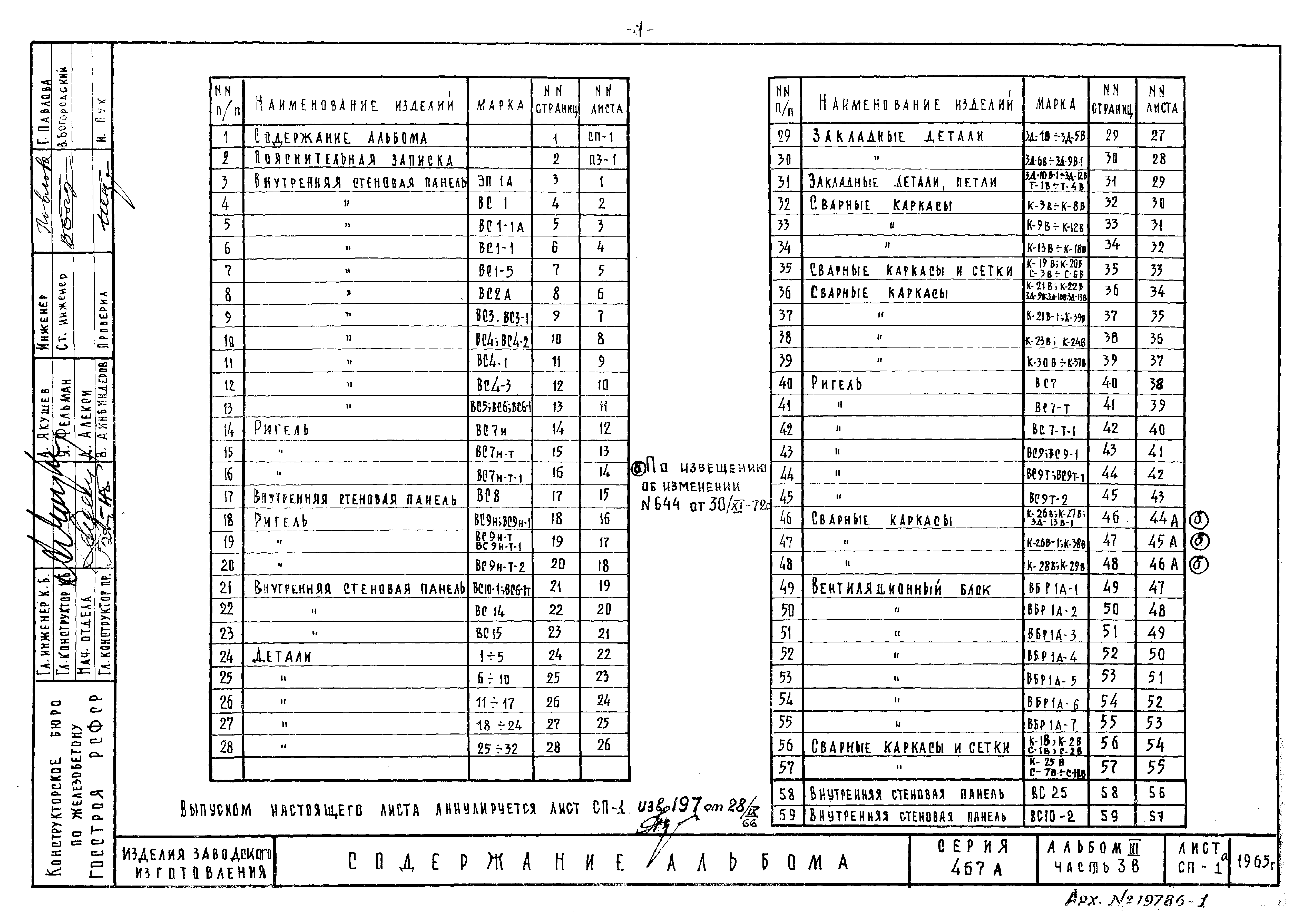 Типовой проект Серия 467А