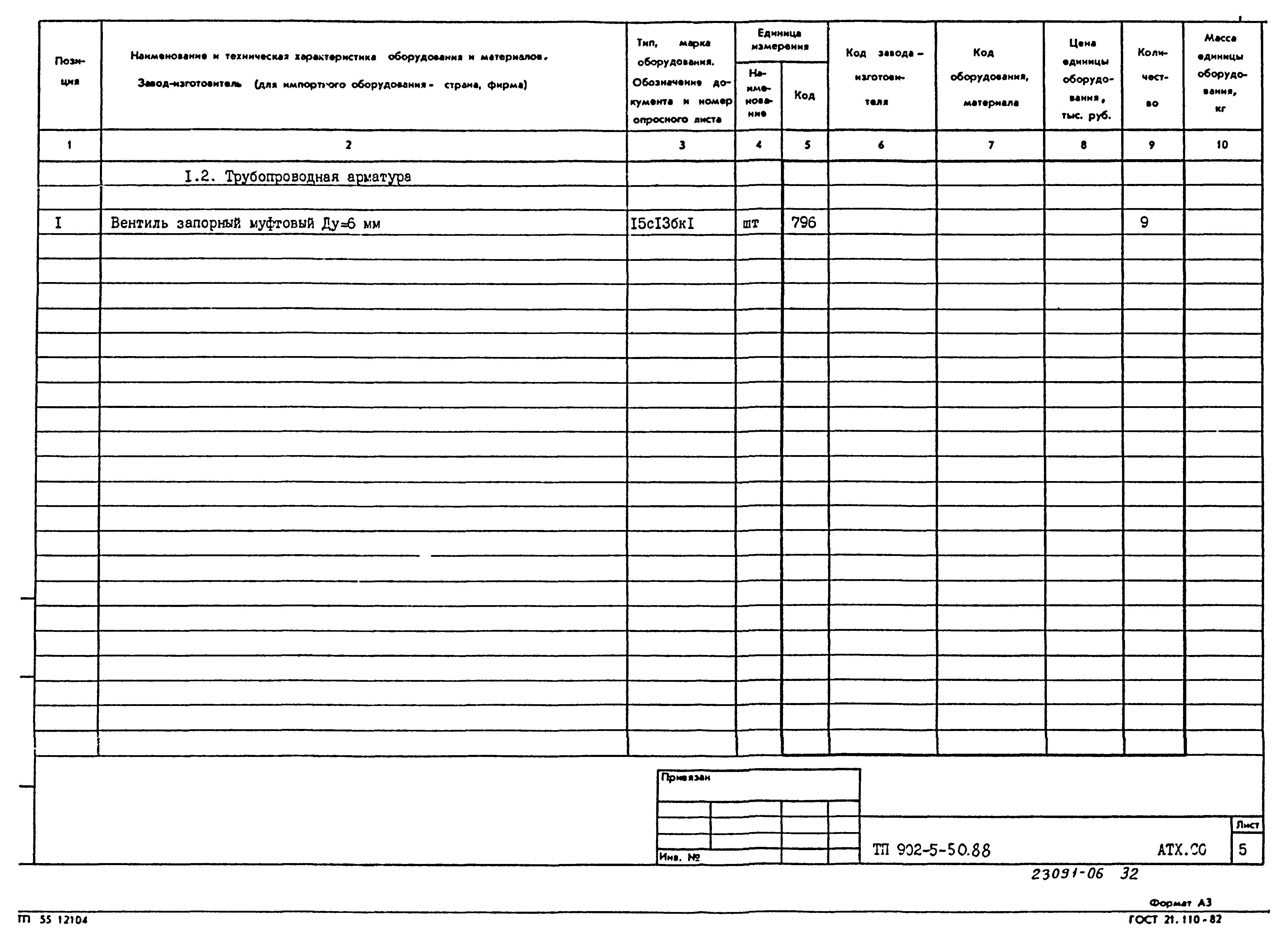 Типовой проект 902-5-50.88