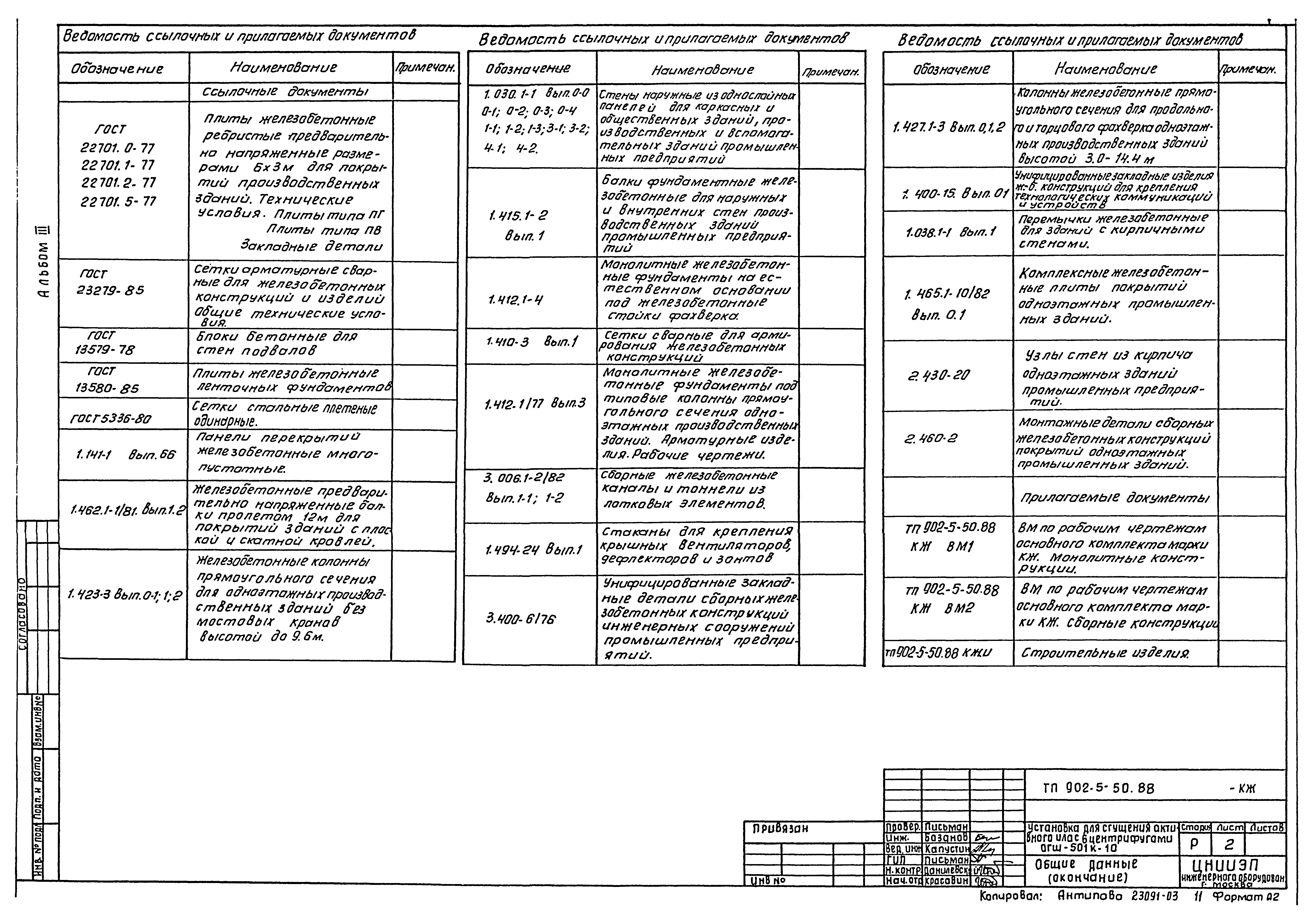 Типовой проект 902-5-50.88